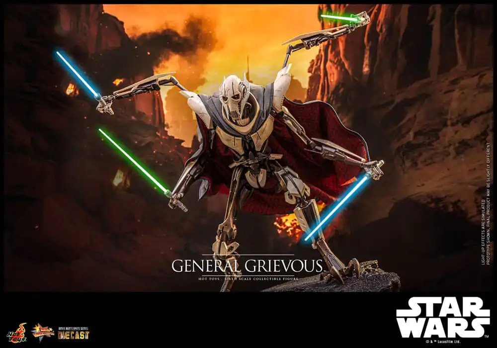 Star Wars Movie Masterpiece Diecast Actionfigur 1/6 General Grievous 42 cm Produktfoto