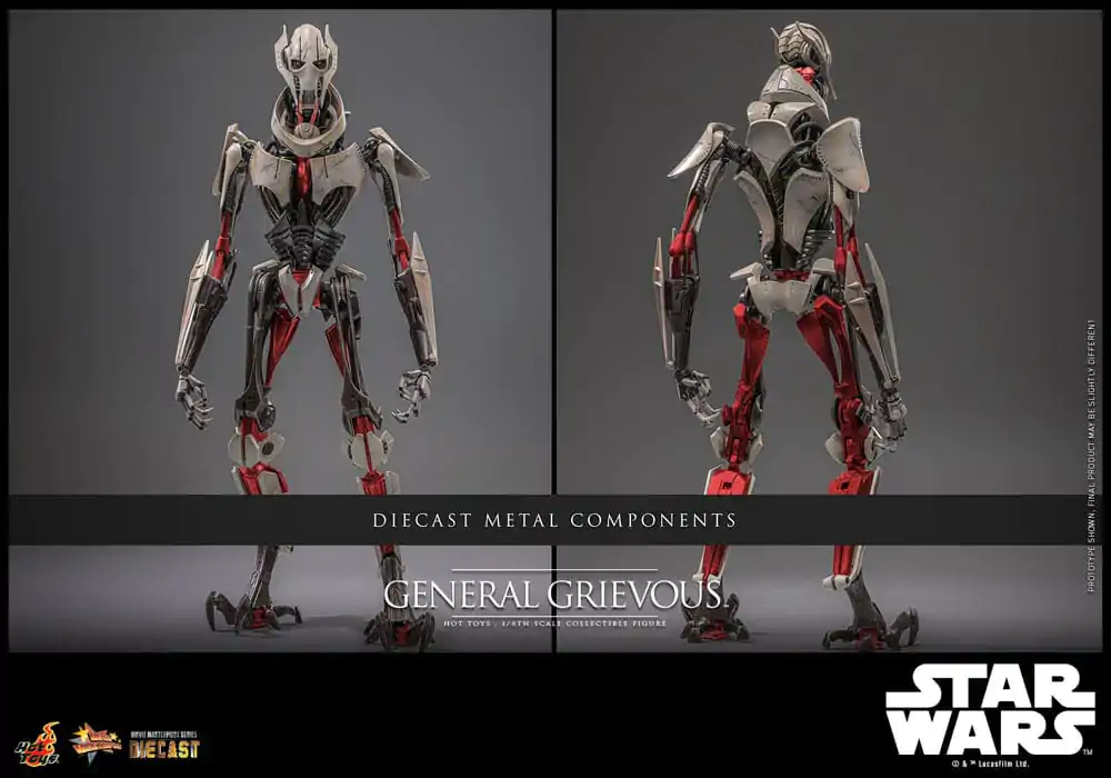 Star Wars Movie Masterpiece Diecast Actionfigur 1/6 General Grievous 42 cm Produktfoto