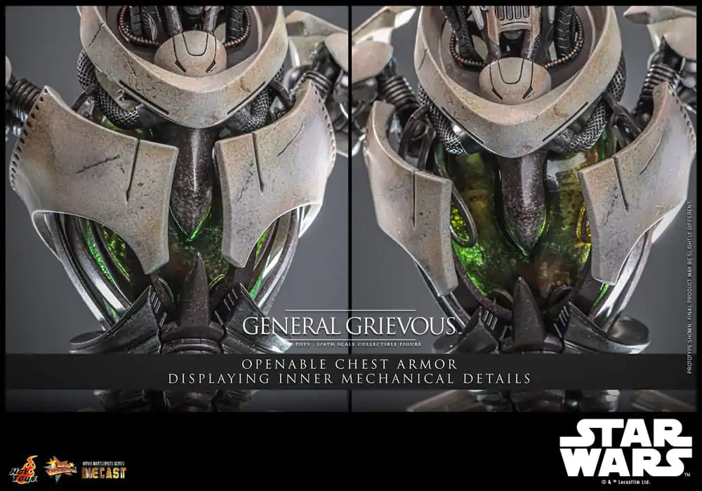 Star Wars Movie Masterpiece Diecast Actionfigur 1/6 General Grievous 42 cm Produktfoto