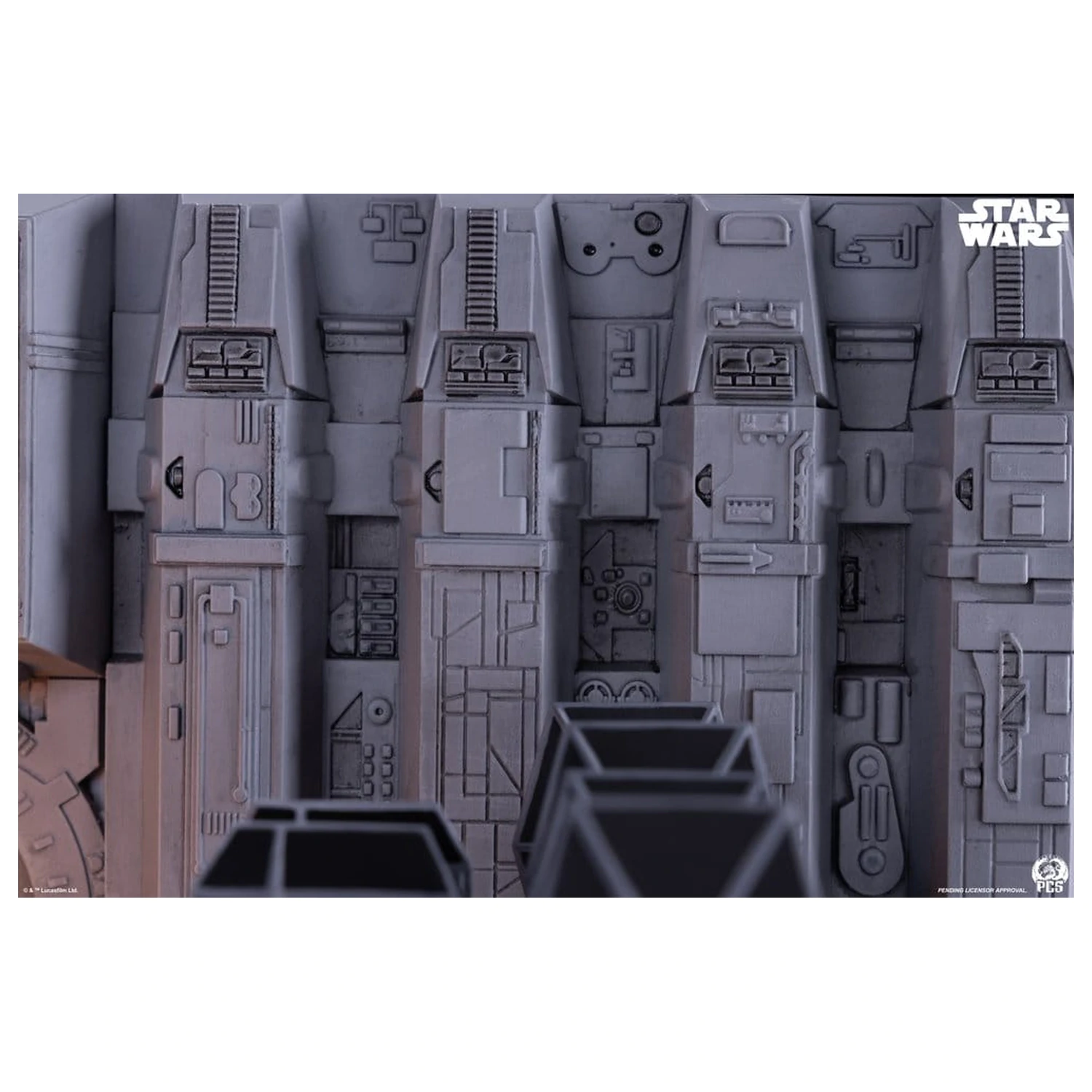 Star Wars Movie Moments Mini Maßstab Diorama Trench Run 23 cm Produktfoto