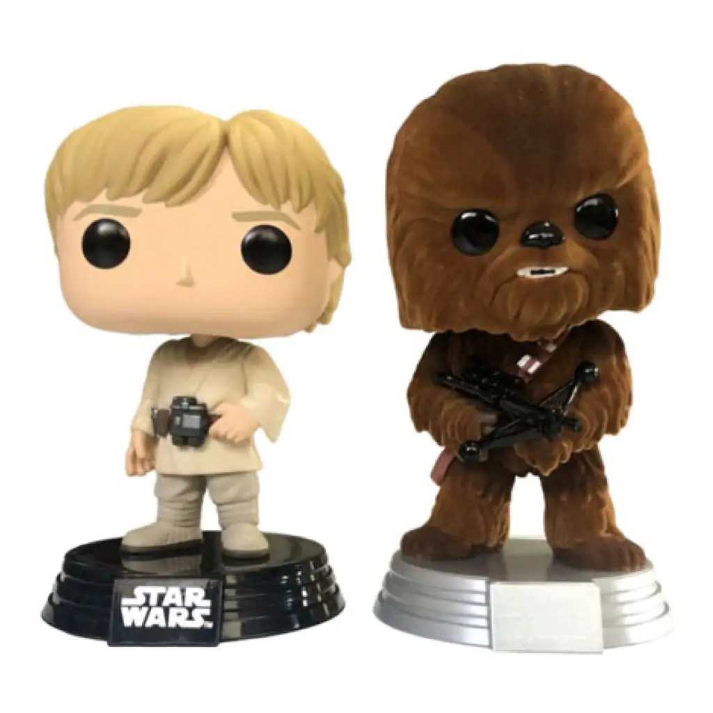 Star Wars POP! Movies Vinyl Figuren 4er-Pack New Classics (FL) 9 cm Produktfoto