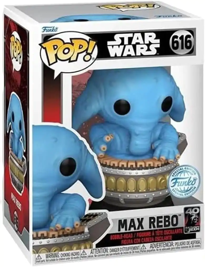 Star Wars: Obi-Wan Funko POP! Vinyl Figur Max Rebo Exclusive Edition 9 cm Produktfoto