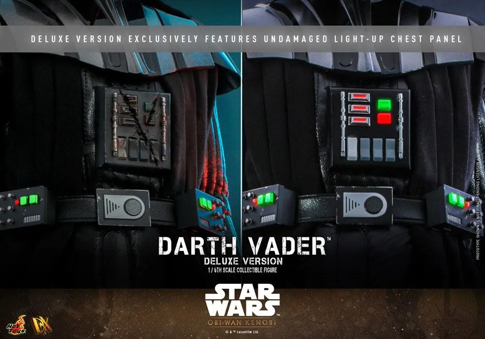 Star Wars: Obi-Wan Kenobi DX Action Figur 1/6 Darth Vader Deluxe Version 35 cm Produktfoto