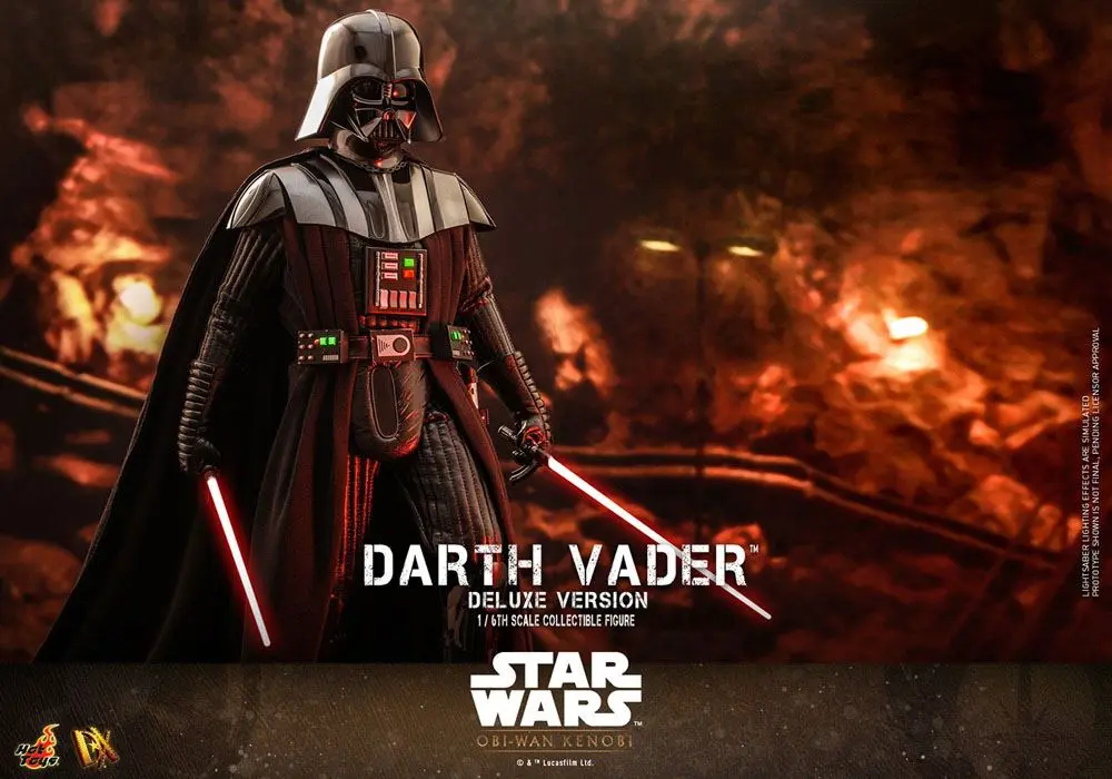 Star Wars: Obi-Wan Kenobi DX Action Figur 1/6 Darth Vader Deluxe Version 35 cm Produktfoto