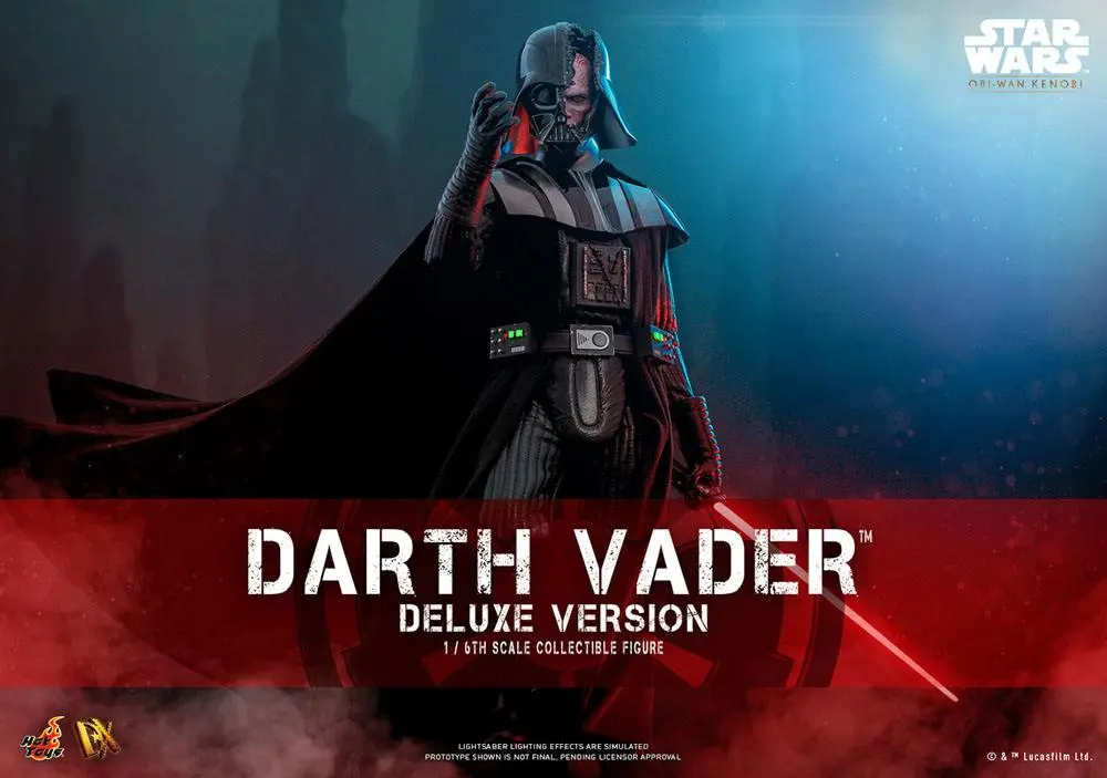 Star Wars: Obi-Wan Kenobi DX Action Figur 1/6 Darth Vader Deluxe Version 35 cm Produktfoto