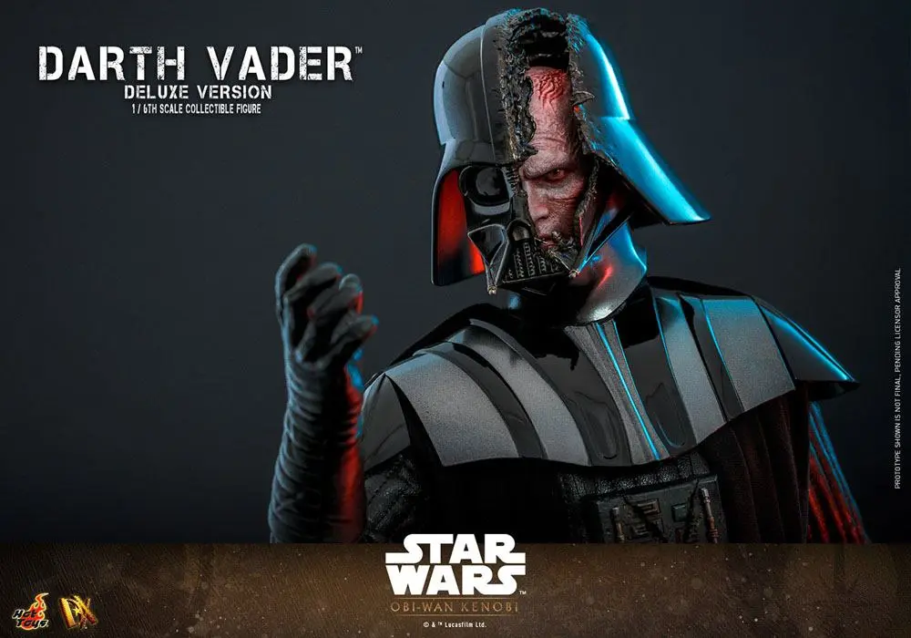 Star Wars: Obi-Wan Kenobi DX Action Figur 1/6 Darth Vader Deluxe Version 35 cm Produktfoto