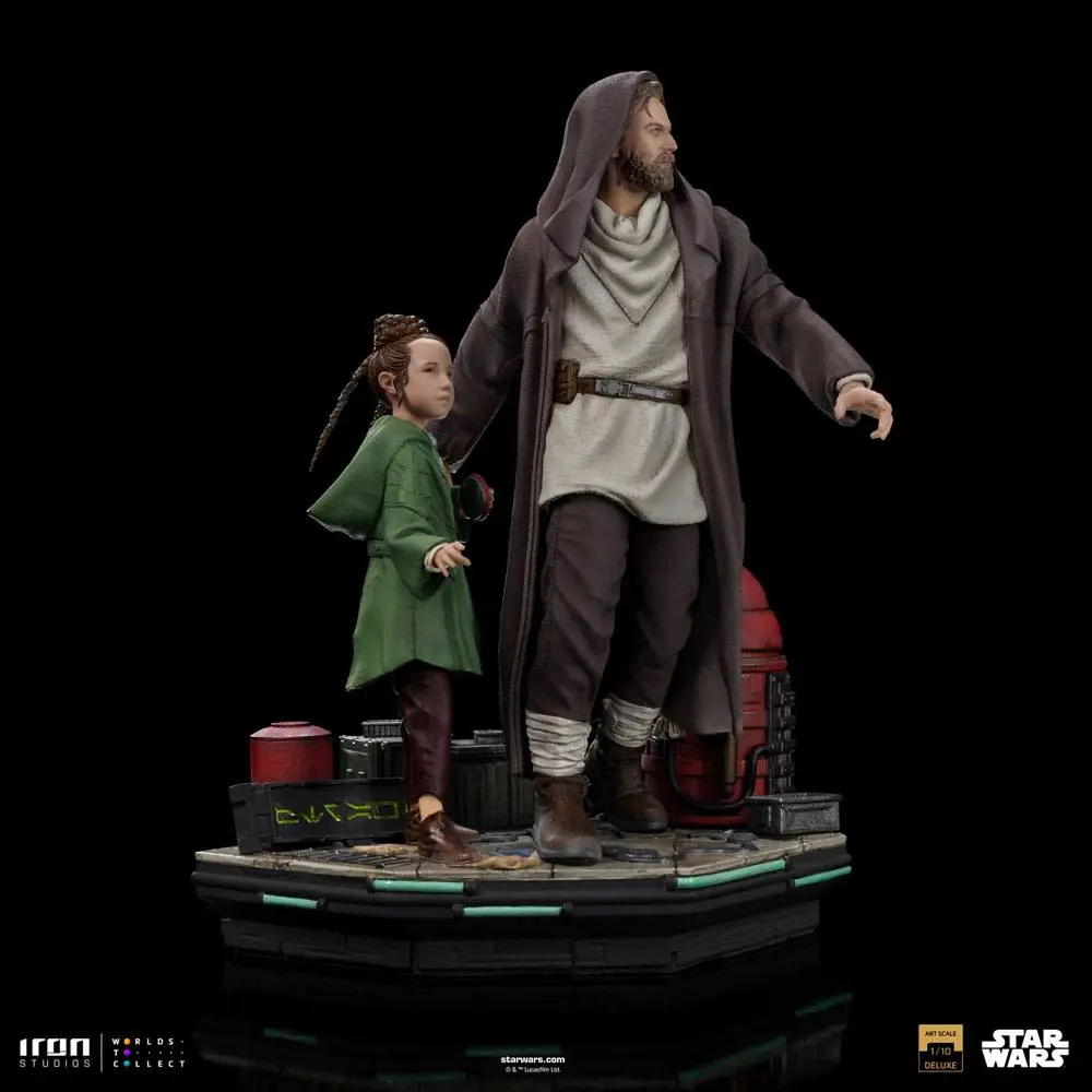 Star Wars: Obi-Wan Kenobi Deluxe Art Scale Statue 1/10 Obi-Wan & Young Leia 20 cm termékfotó