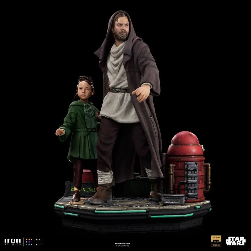 Star Wars: Obi-Wan Kenobi Deluxe Art Scale Statue 1/10 Obi-Wan & Young Leia 20 cm termékfotó