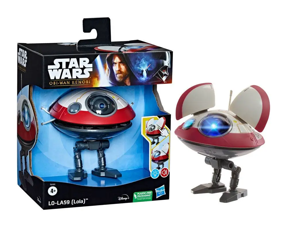 Star Wars: Obi-Wan Kenobi Elektronische Figur LO-LA59 (Lola) 13 cm Produktfoto