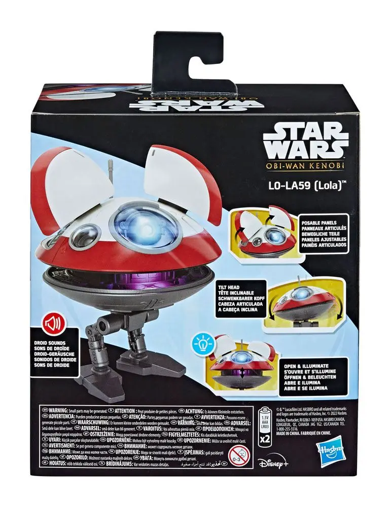 Star Wars: Obi-Wan Kenobi Elektronische Figur LO-LA59 (Lola) 13 cm Produktfoto