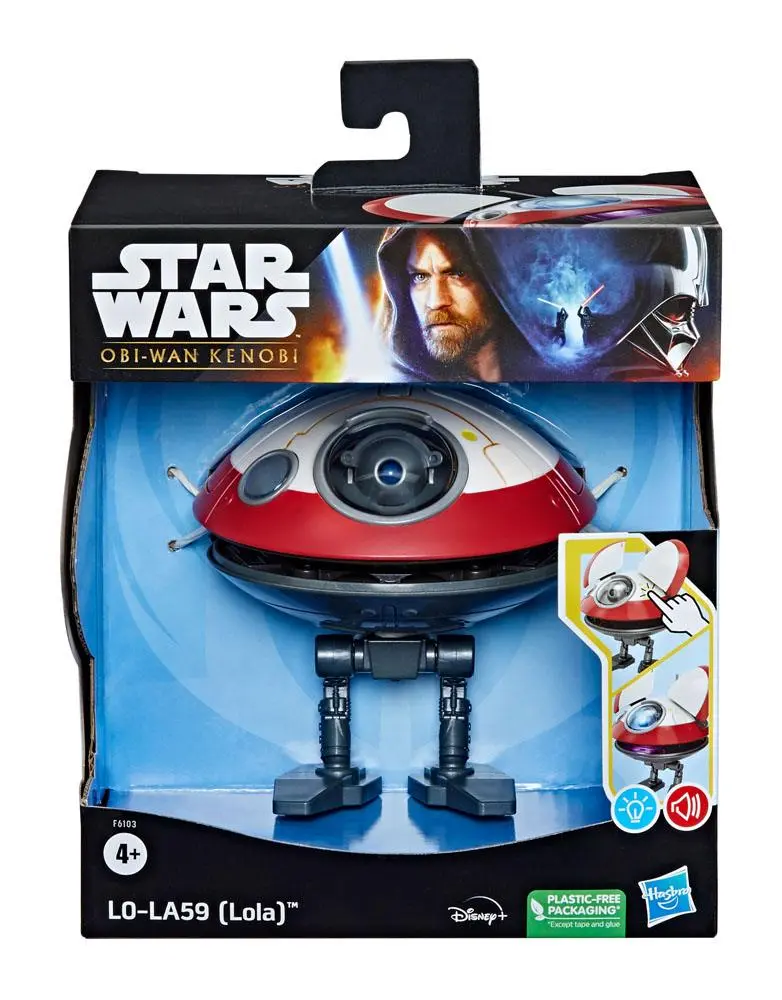 Star Wars: Obi-Wan Kenobi Elektronische Figur LO-LA59 (Lola) 13 cm Produktfoto