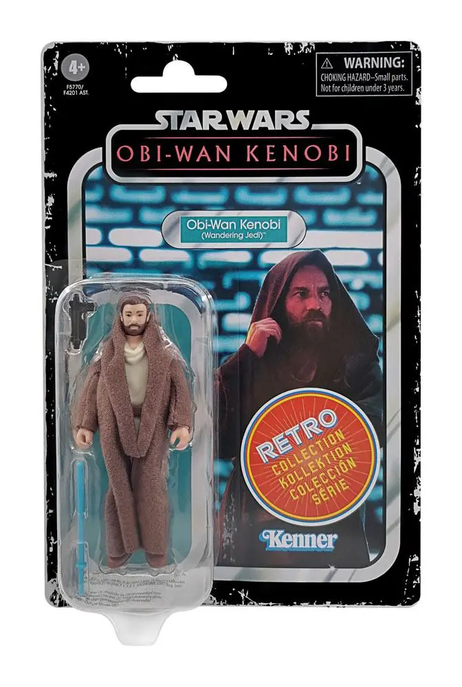 Star Wars: Obi-Wan Kenobi Retro Collection Actionfigur 2022 Obi-Wan Kenobi (Wandering Jedi) 10 cm Produktfoto
