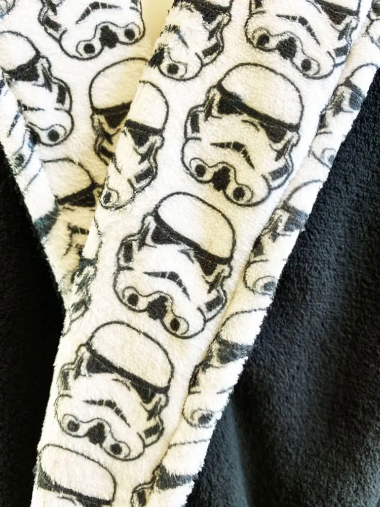 Star Wars Original Stormtrooper Fleece-Bademantel Stormtrooper Black Produktfoto