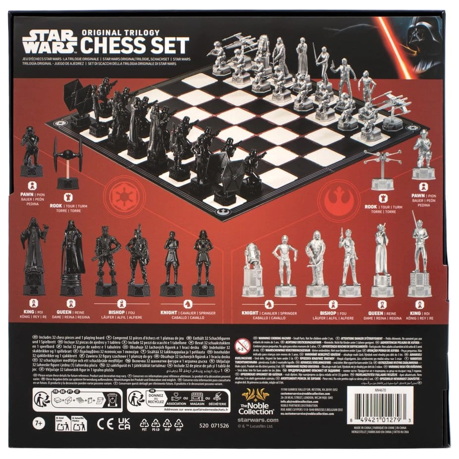 Star Wars Original Trilogy Schach-Set 47 cm Produktfoto