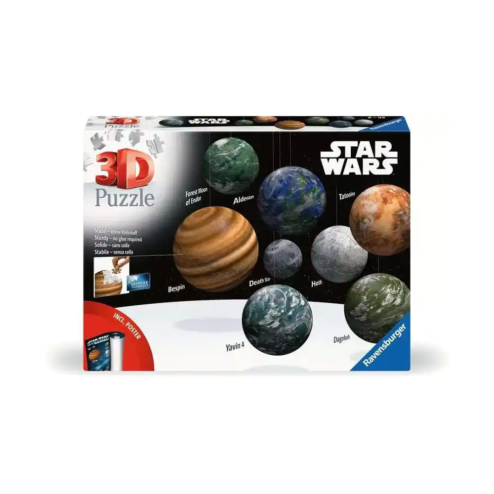 Star Wars 3D Puzzle Himmelskörper der Star Wars Galaxie (531 Teile) Produktfoto