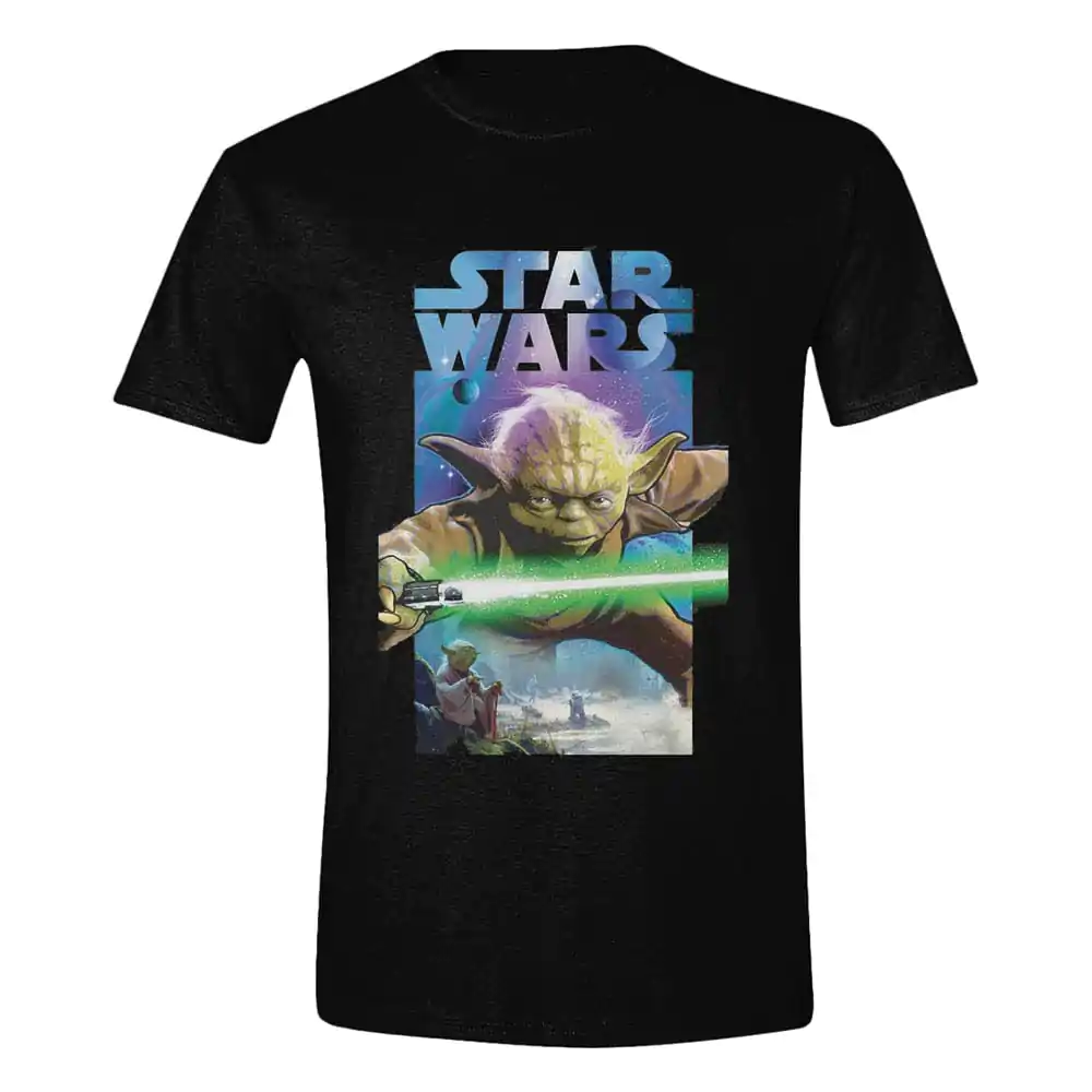 Star Wars T-Shirt Yoda Poster Produktfoto