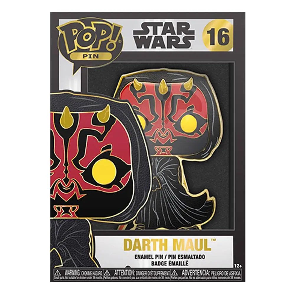 Star Wars POP! Pin Ansteck-Pin Darth Maul 10 cm Produktfoto
