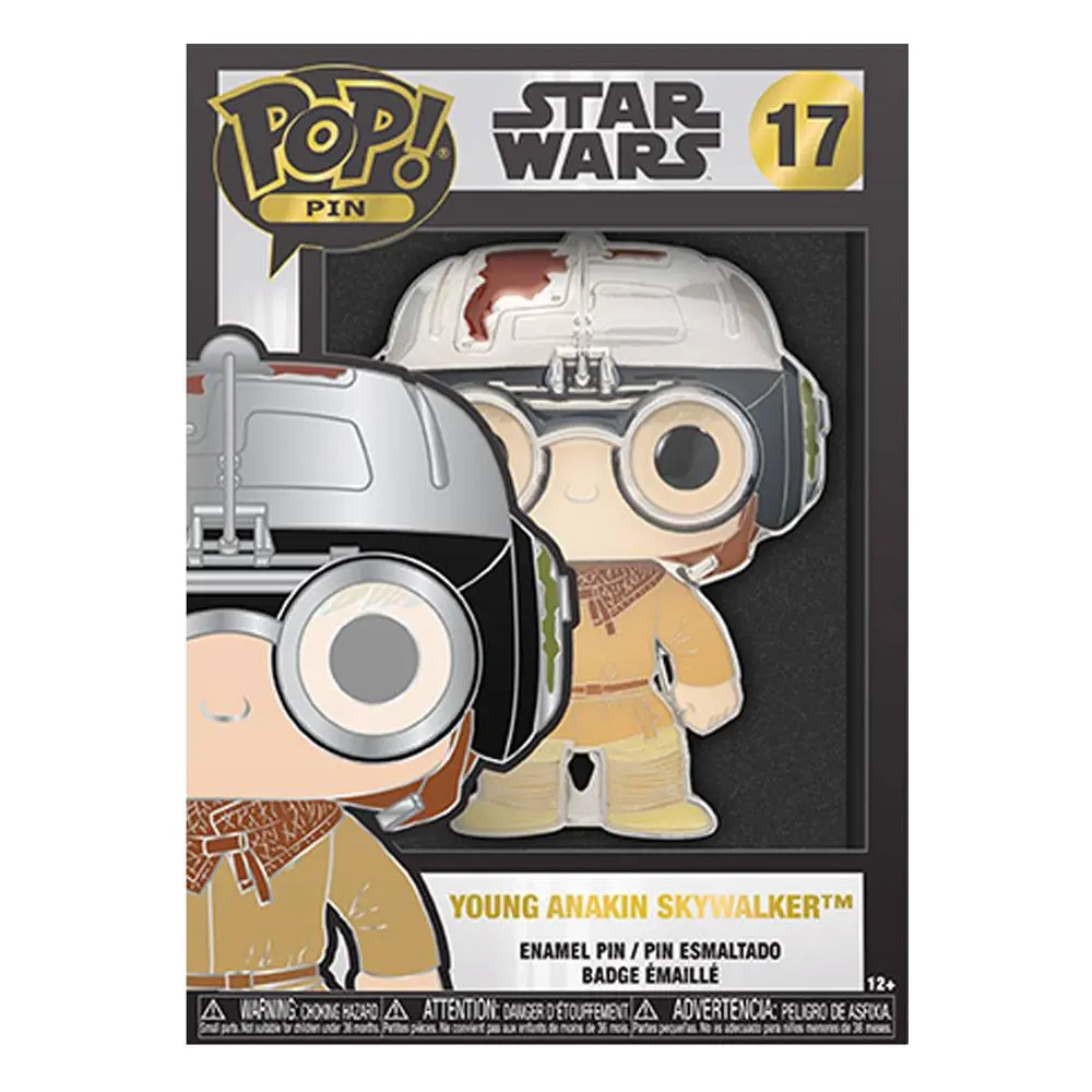 Star Wars POP! Pin Ansteck-Pin Young Anakin Skywalker 10 cm Produktfoto