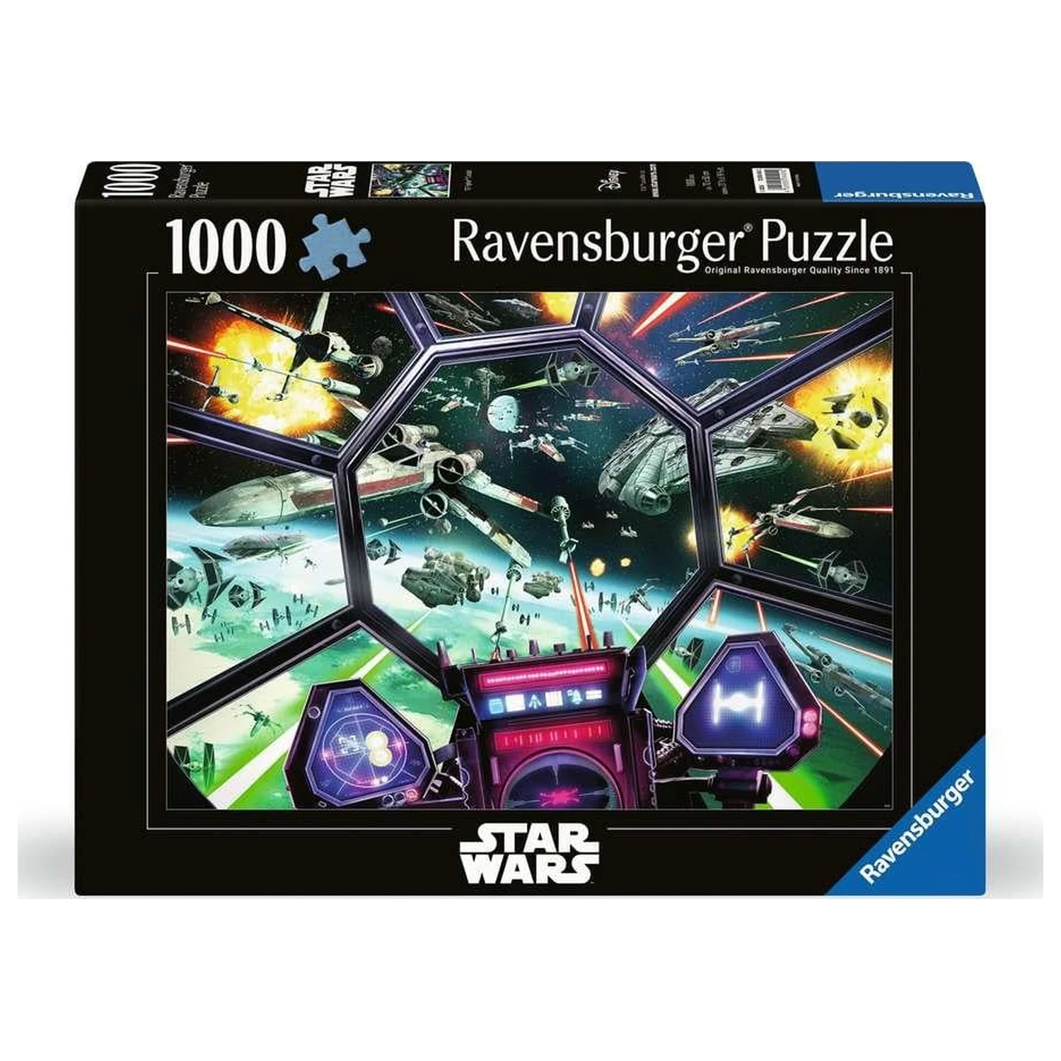 STAR WARS Puzzle TIE Fighter Cockpit (1000 Teile) Produktfoto