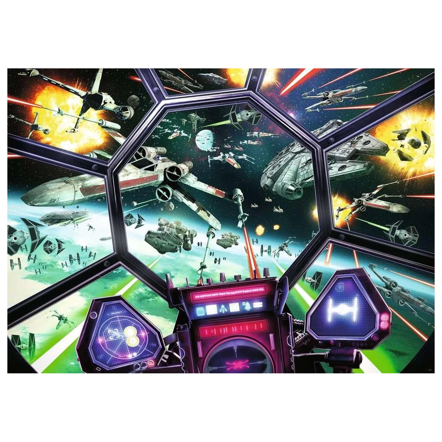 STAR WARS Puzzle TIE Fighter Cockpit (1000 Teile) Produktfoto