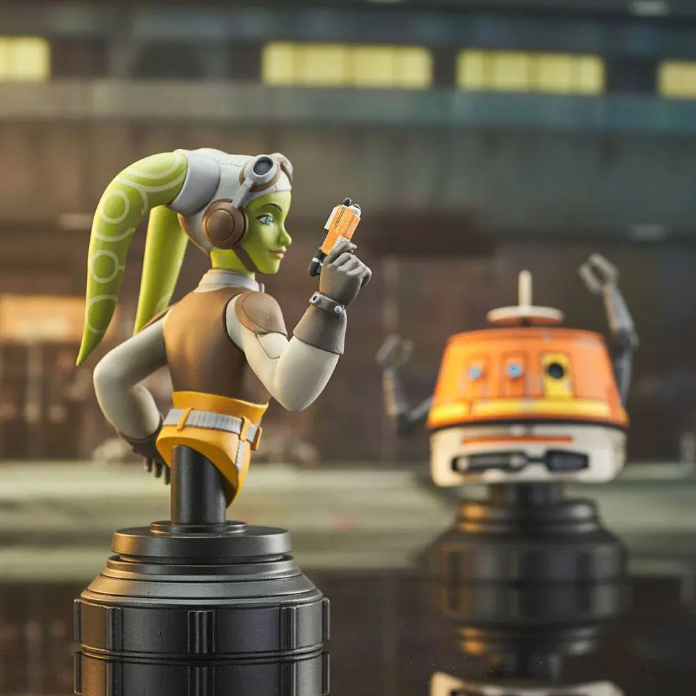 Star Wars Rebels Büsten 2er-Pack Hera & Chopper 15 cm Produktfoto