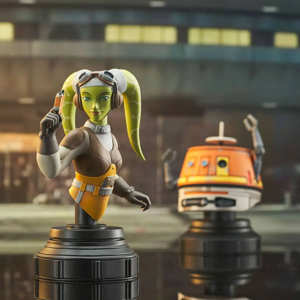 Star Wars Rebels Büsten 2er-Pack Hera & Chopper 15 cm Produktfoto