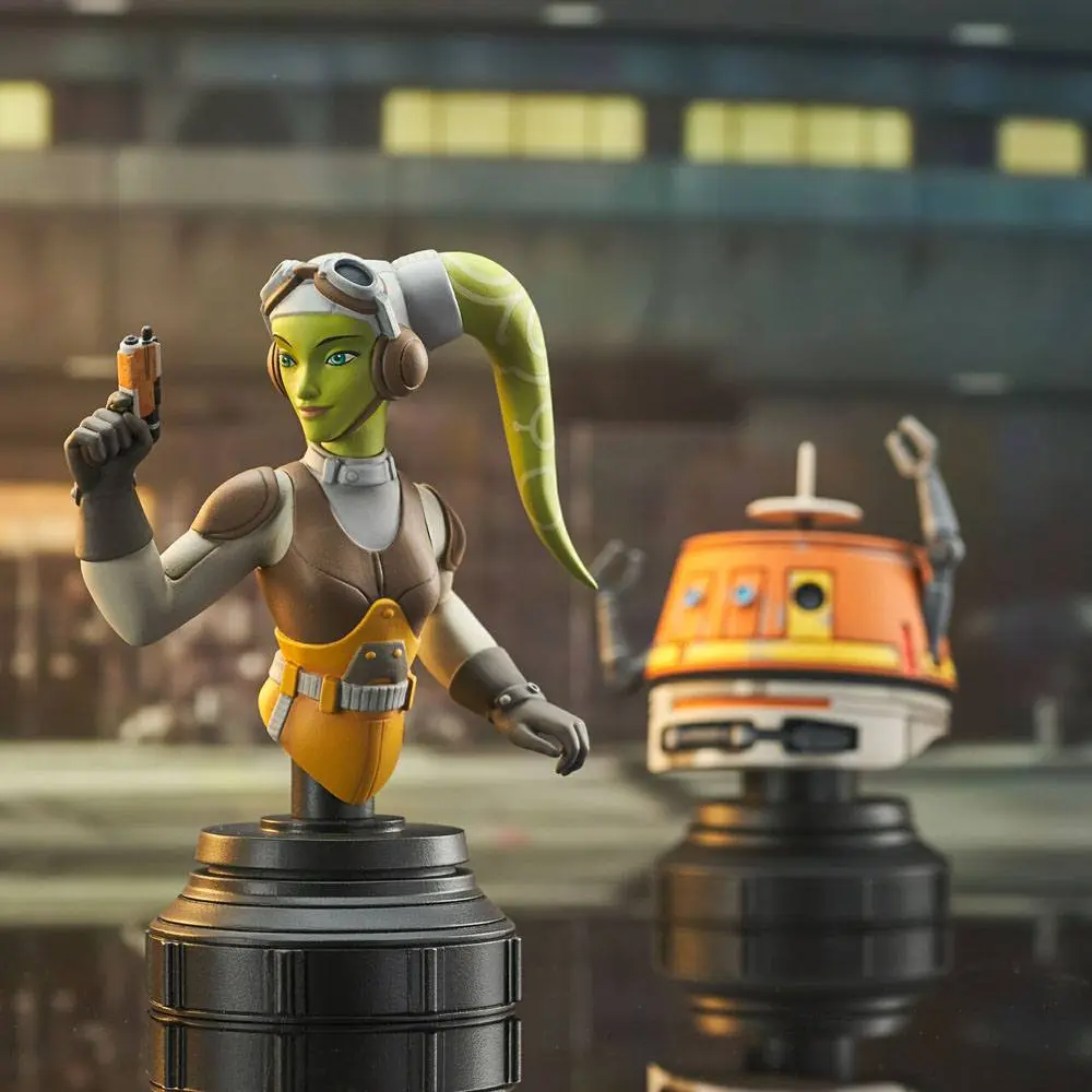 Star Wars Rebels Büsten 2er-Pack Hera & Chopper 15 cm Produktfoto