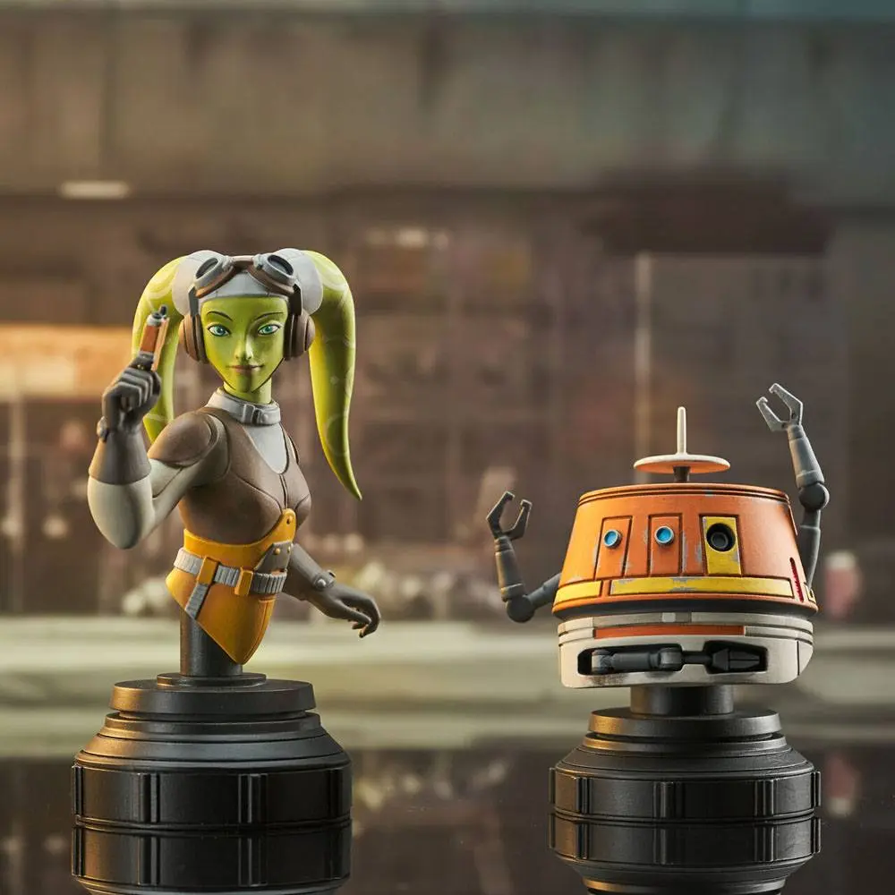 Star Wars Rebels Büsten 2er-Pack Hera & Chopper 15 cm Produktfoto