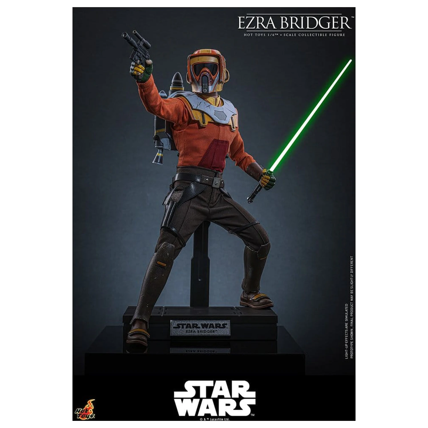 Star Wars: Rebels Television Meisterwerk Action Figur 1/6 Ezra Bridger 31 cm Produktfoto