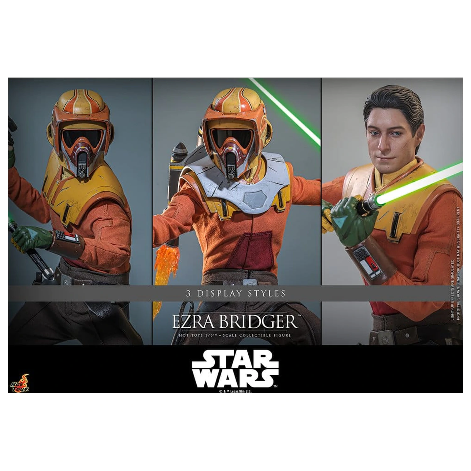 Star Wars: Rebels Television Meisterwerk Action Figur 1/6 Ezra Bridger 31 cm Produktfoto