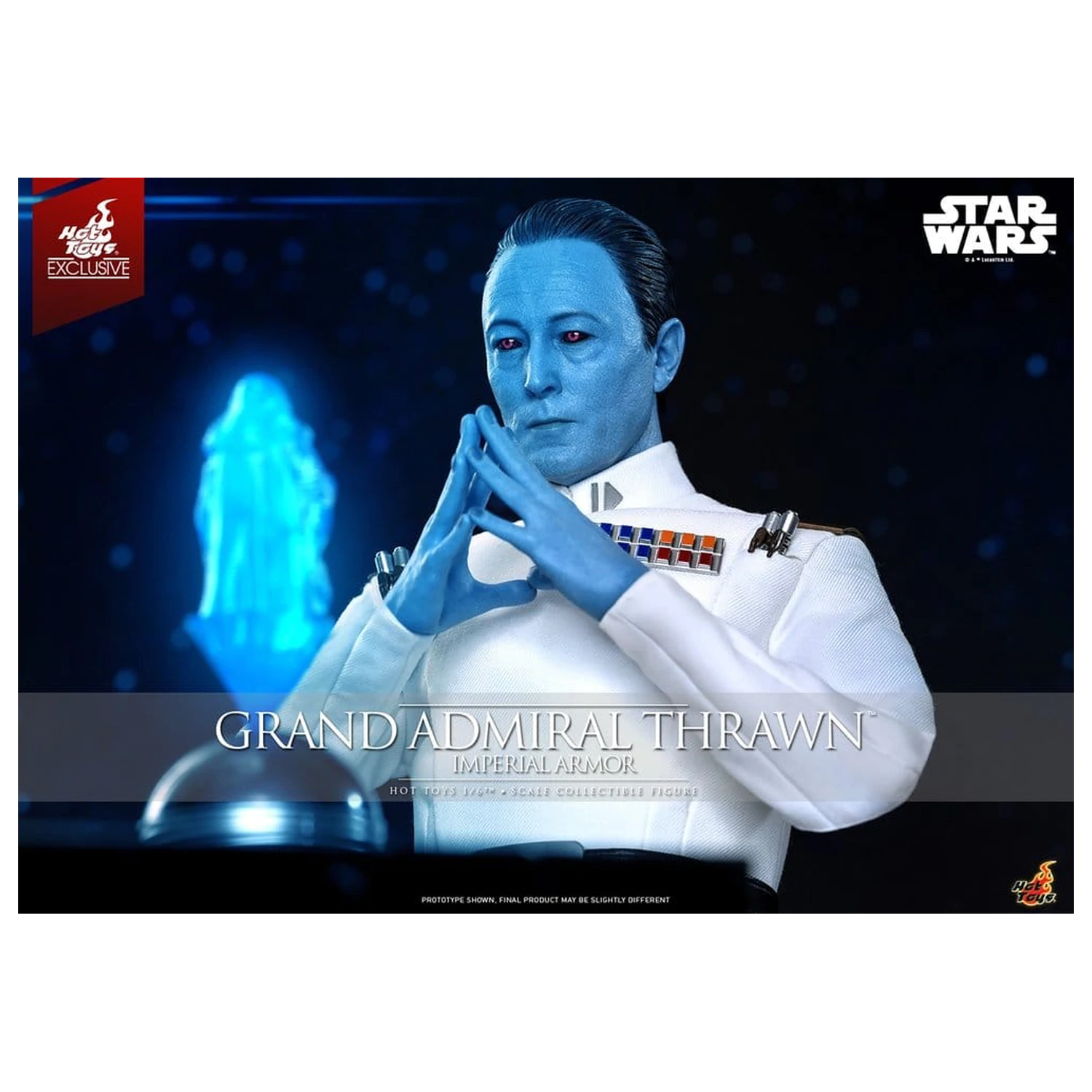 Star Wars: Rebels Television Masterpiece Actionfigur 1/6 Grand Admiral Thrawn (Imperial Armor) 32 cm Produktfoto