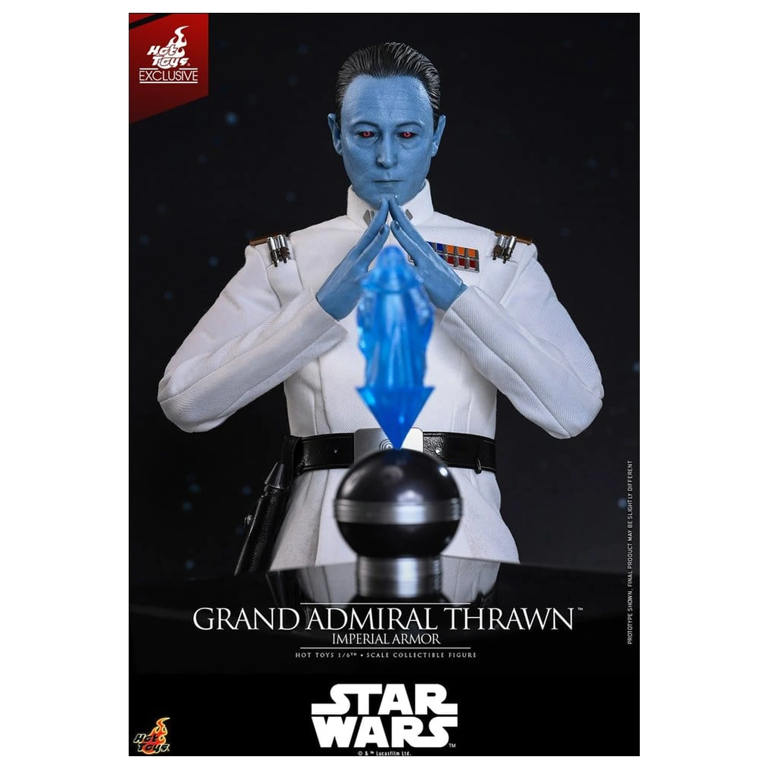 Star Wars: Rebels Television Masterpiece Actionfigur 1/6 Grand Admiral Thrawn (Imperial Armor) 32 cm Produktfoto