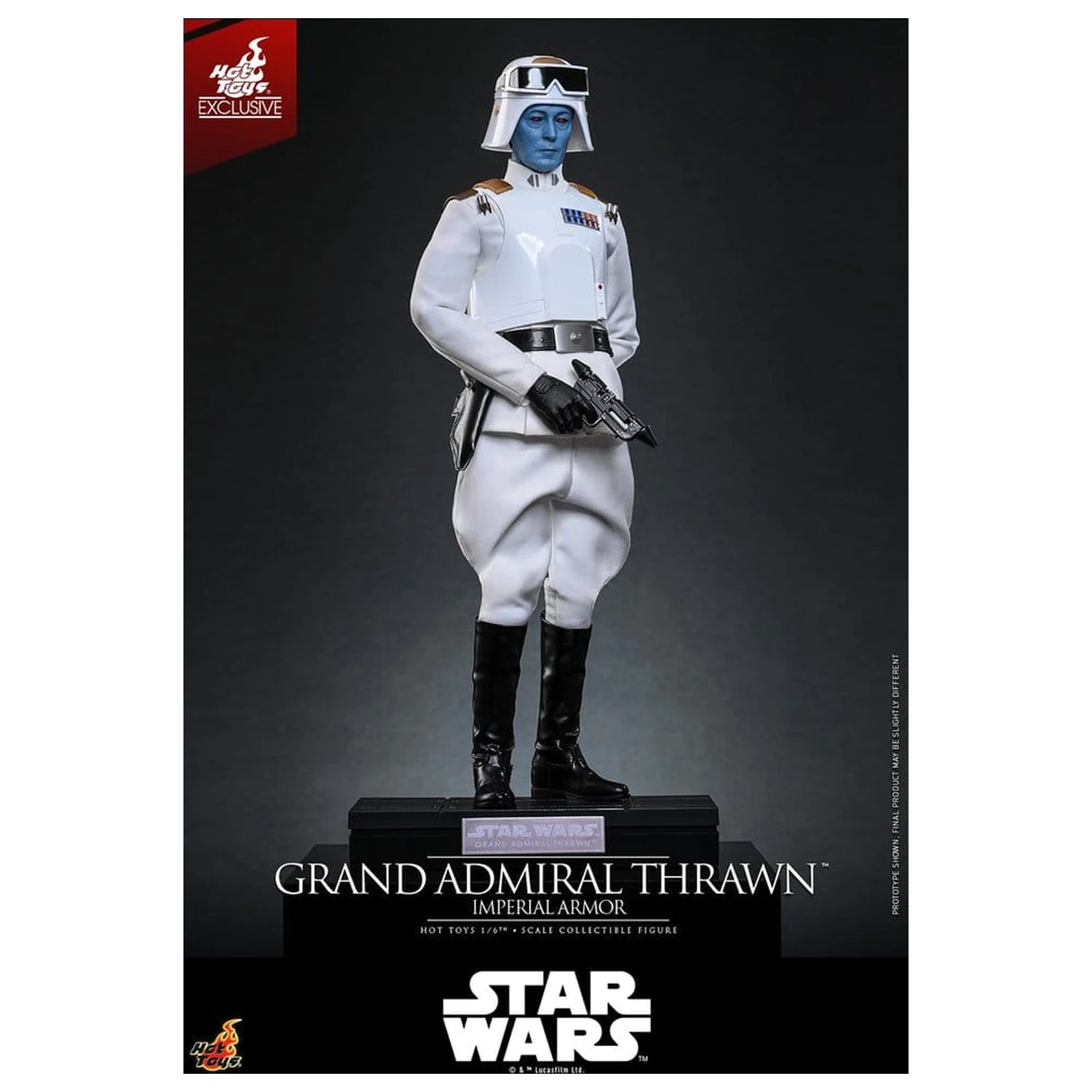 Star Wars: Rebels Television Masterpiece Actionfigur 1/6 Grand Admiral Thrawn (Imperial Armor) 32 cm Produktfoto