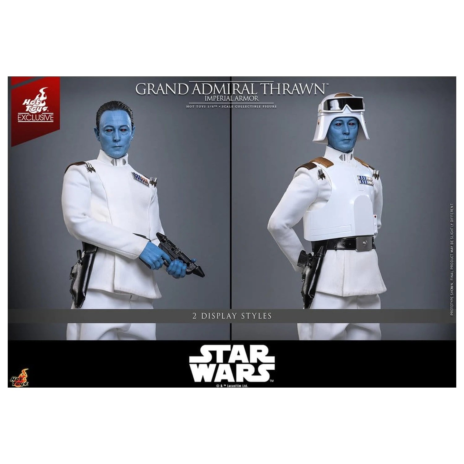 Star Wars: Rebels Television Masterpiece Actionfigur 1/6 Grand Admiral Thrawn (Imperial Armor) 32 cm Produktfoto