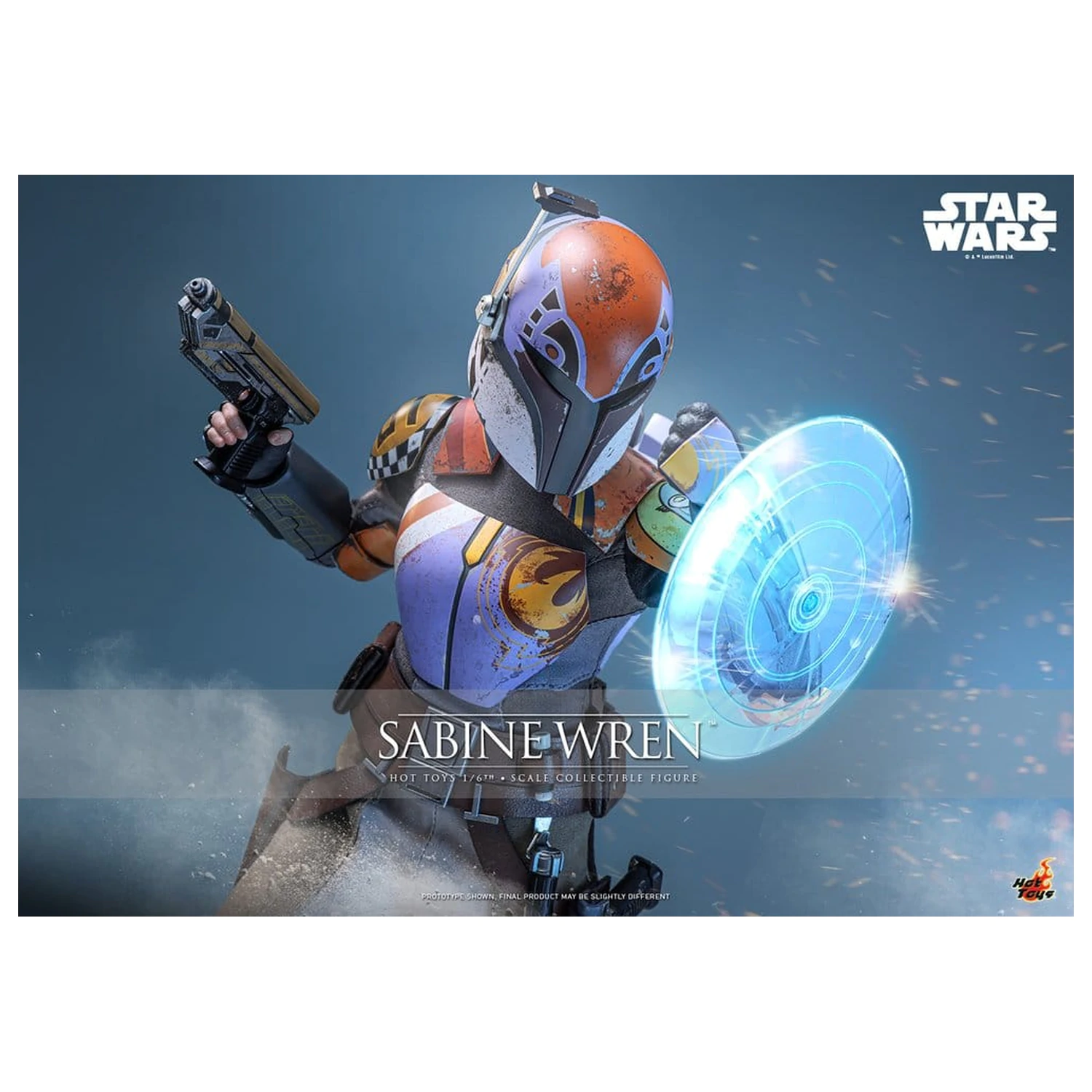 Star Wars: Rebels Television Masterpiece Actionfigur 1/6 Sabine Wren 29 cm Produktfoto