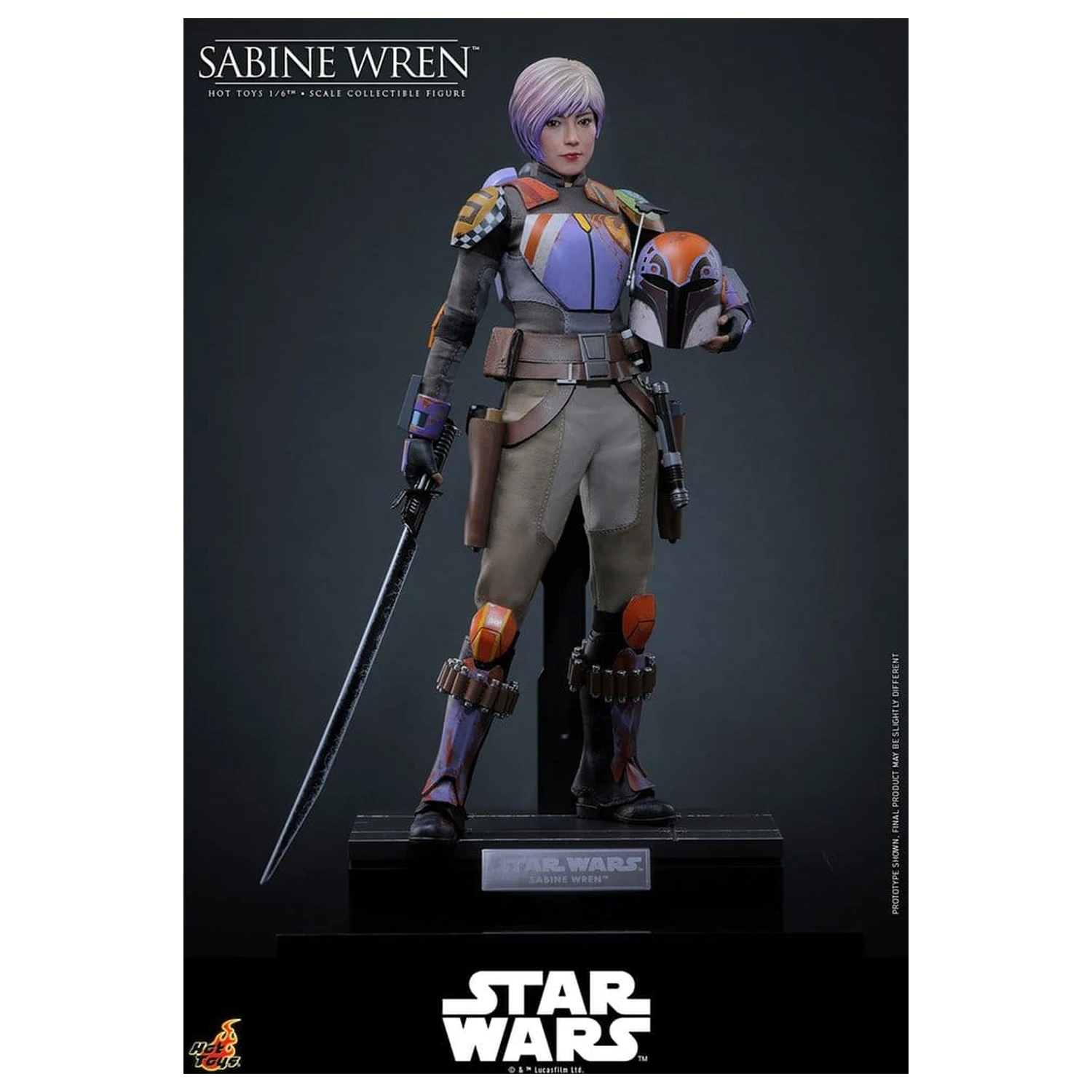 Star Wars: Rebels Television Masterpiece Actionfigur 1/6 Sabine Wren 29 cm Produktfoto