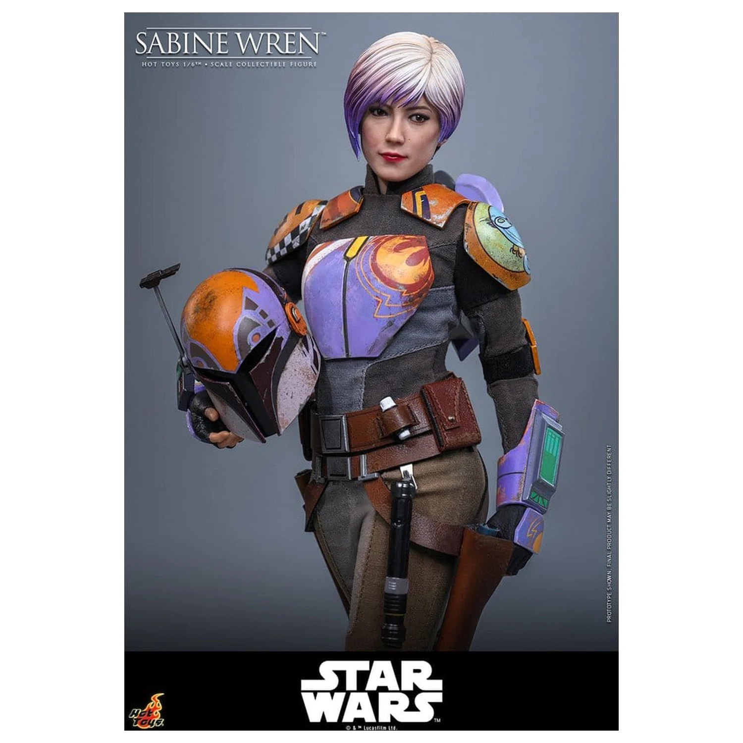 Star Wars: Rebels Television Masterpiece Actionfigur 1/6 Sabine Wren 29 cm Produktfoto
