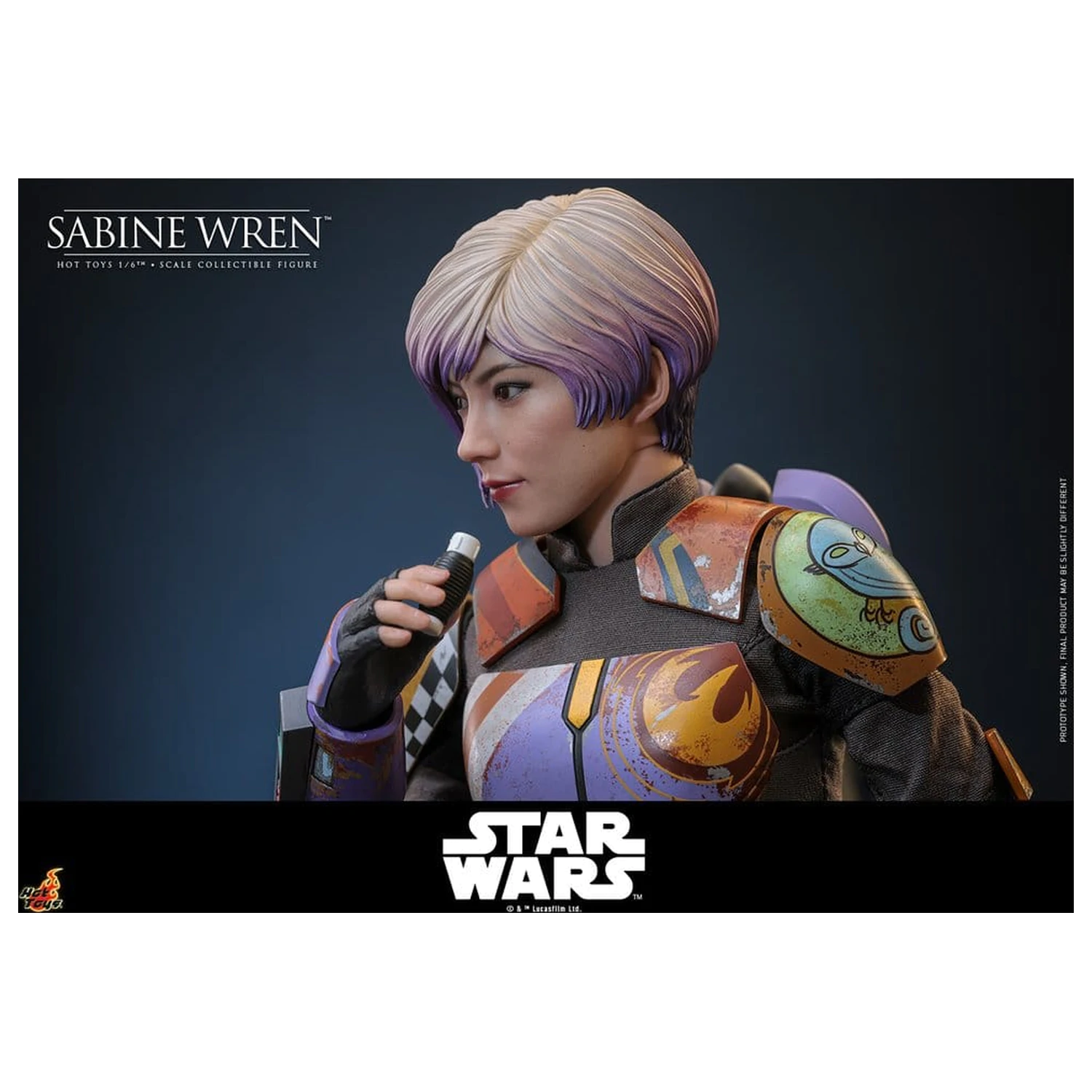 Star Wars: Rebels Television Masterpiece Actionfigur 1/6 Sabine Wren 29 cm Produktfoto