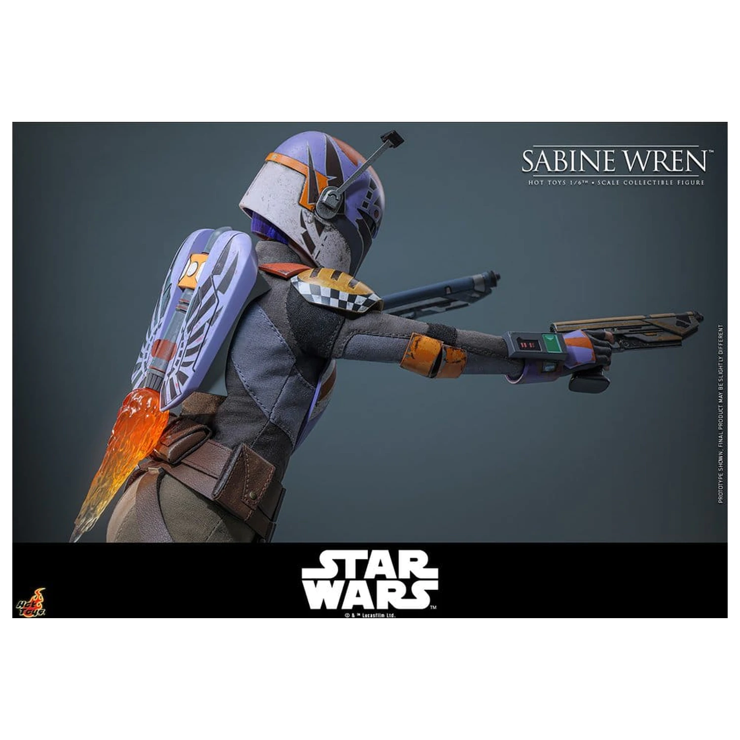 Star Wars: Rebels Television Masterpiece Actionfigur 1/6 Sabine Wren 29 cm Produktfoto