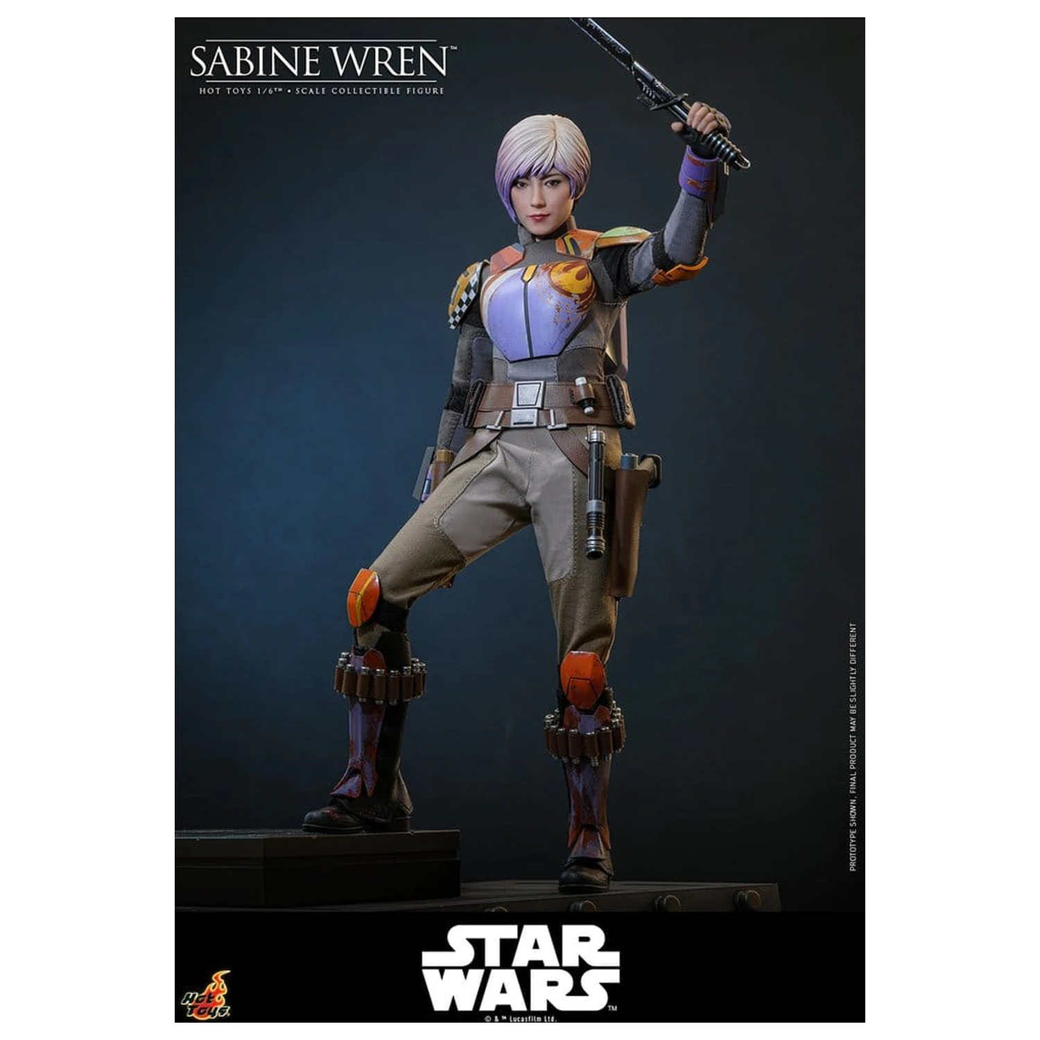 Star Wars: Rebels Television Masterpiece Actionfigur 1/6 Sabine Wren 29 cm Produktfoto