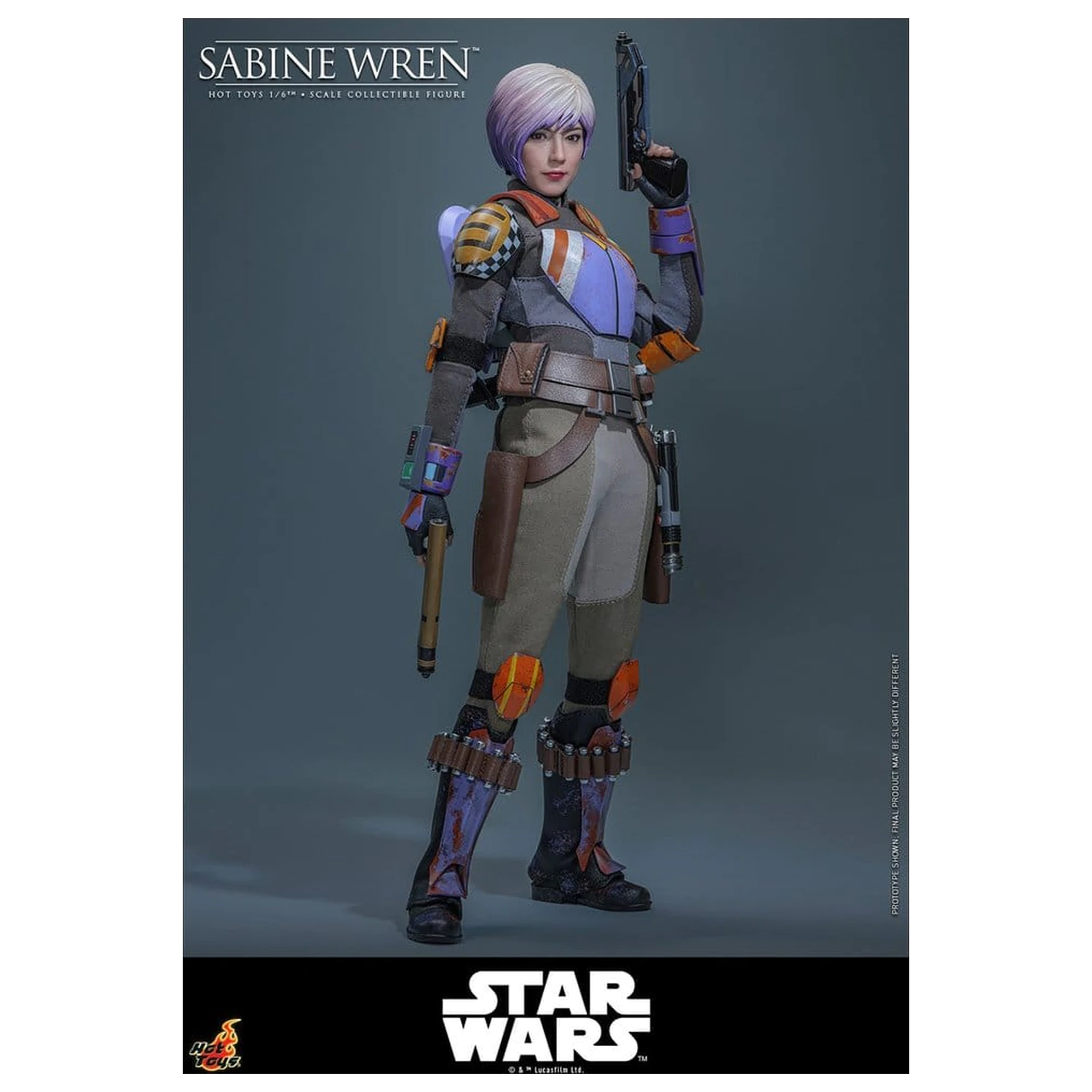 Star Wars: Rebels Television Masterpiece Actionfigur 1/6 Sabine Wren 29 cm Produktfoto
