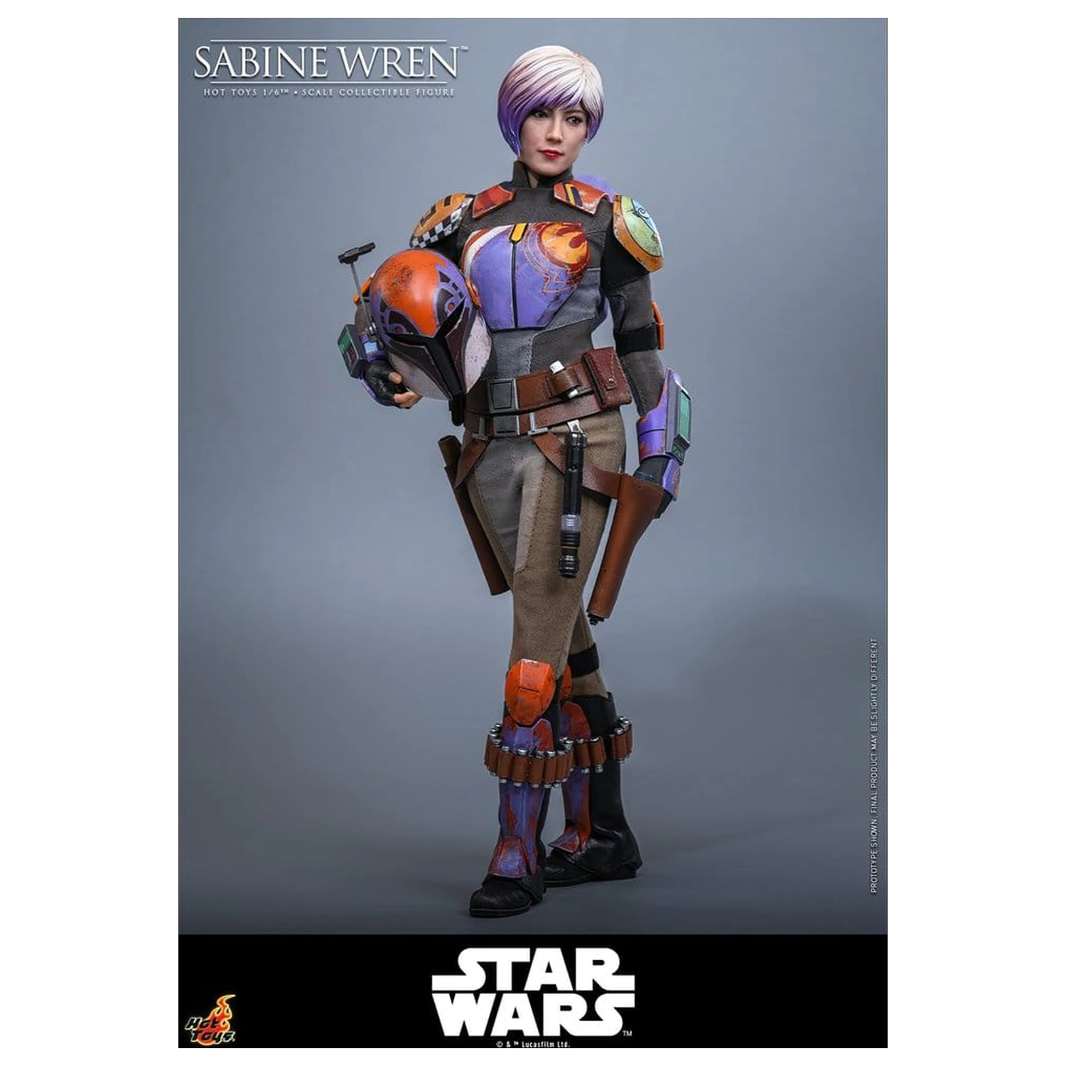 Star Wars: Rebels Television Masterpiece Actionfigur 1/6 Sabine Wren 29 cm Produktfoto