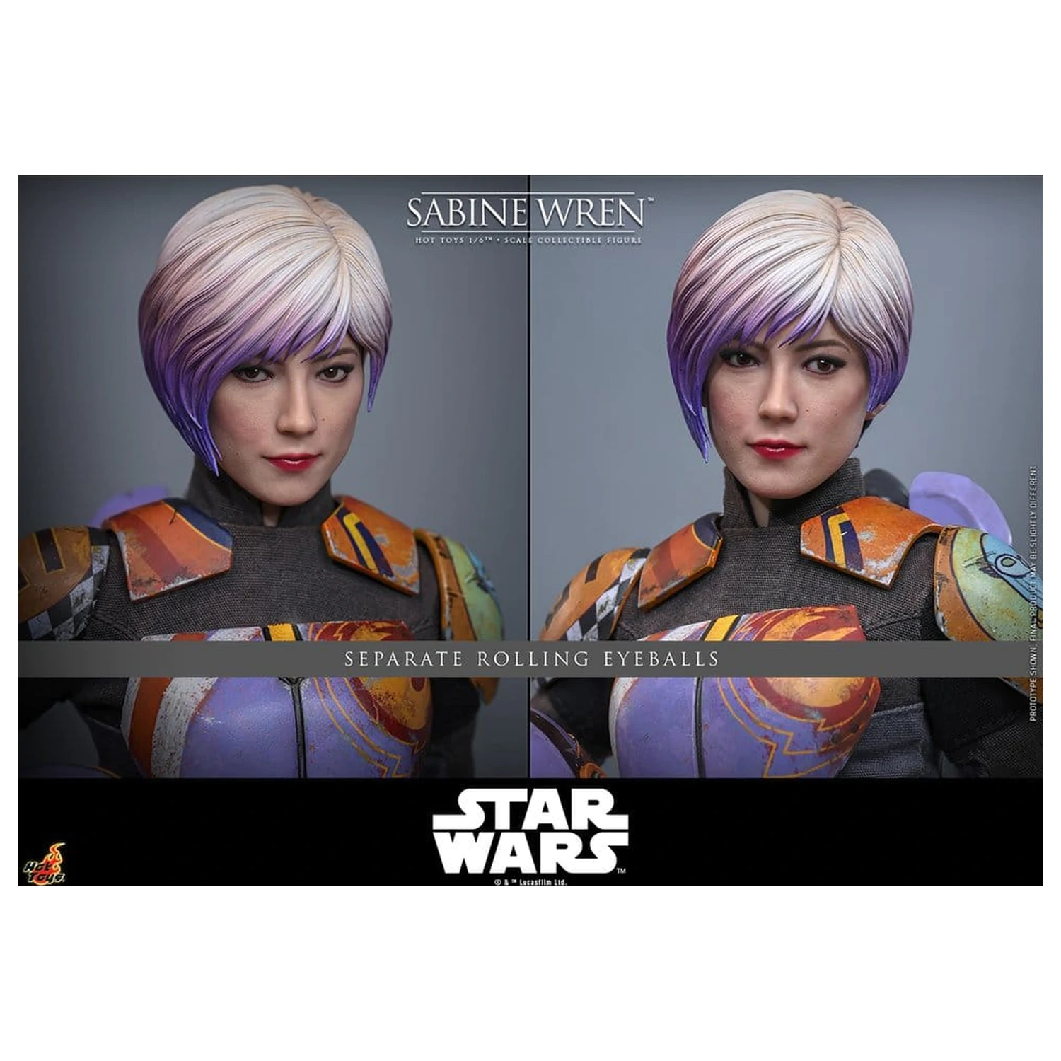 Star Wars: Rebels Television Masterpiece Actionfigur 1/6 Sabine Wren 29 cm Produktfoto