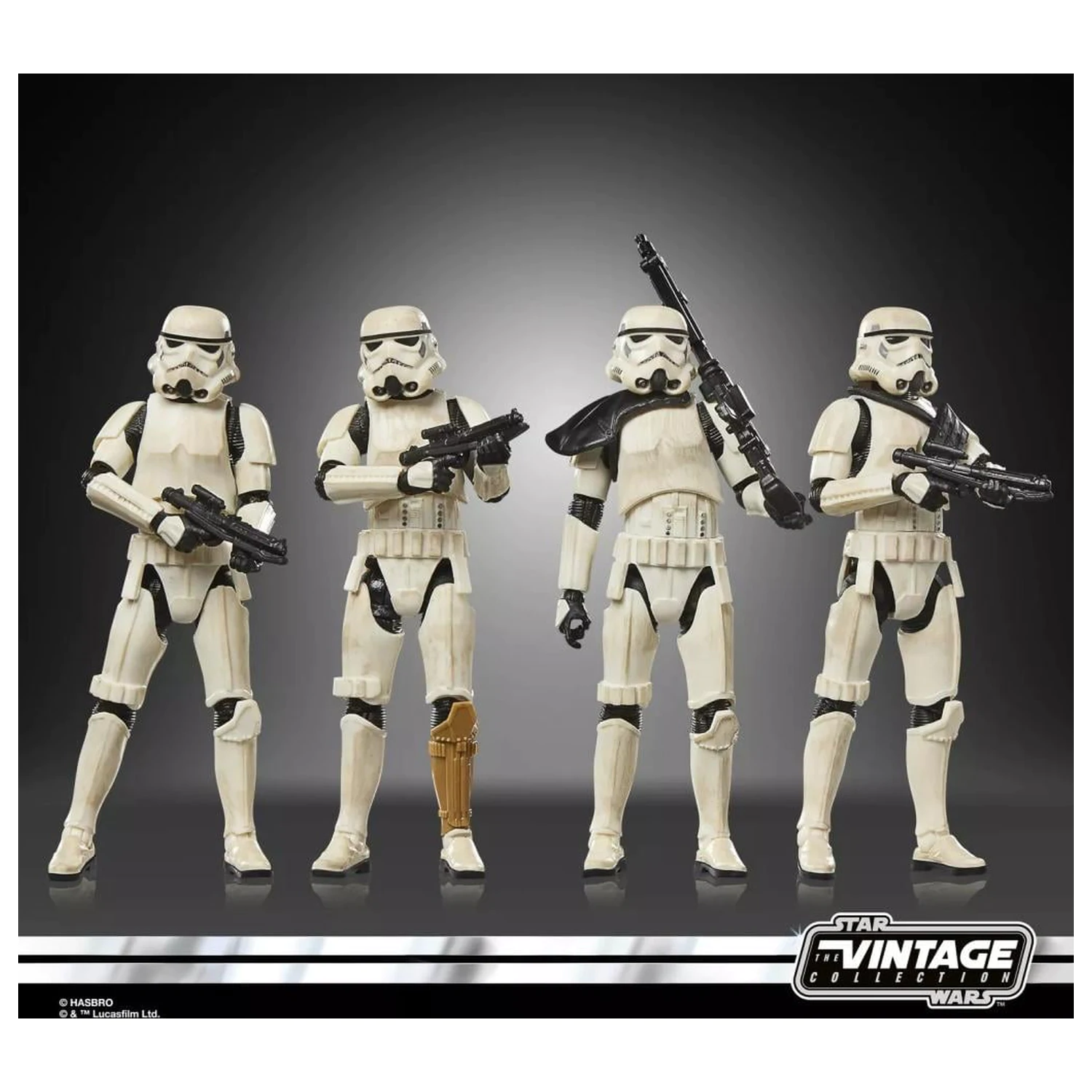 Star Wars Remnant Stormtrooper Multipack 4 Figuren Vintage Coll. 10cm Produktfoto