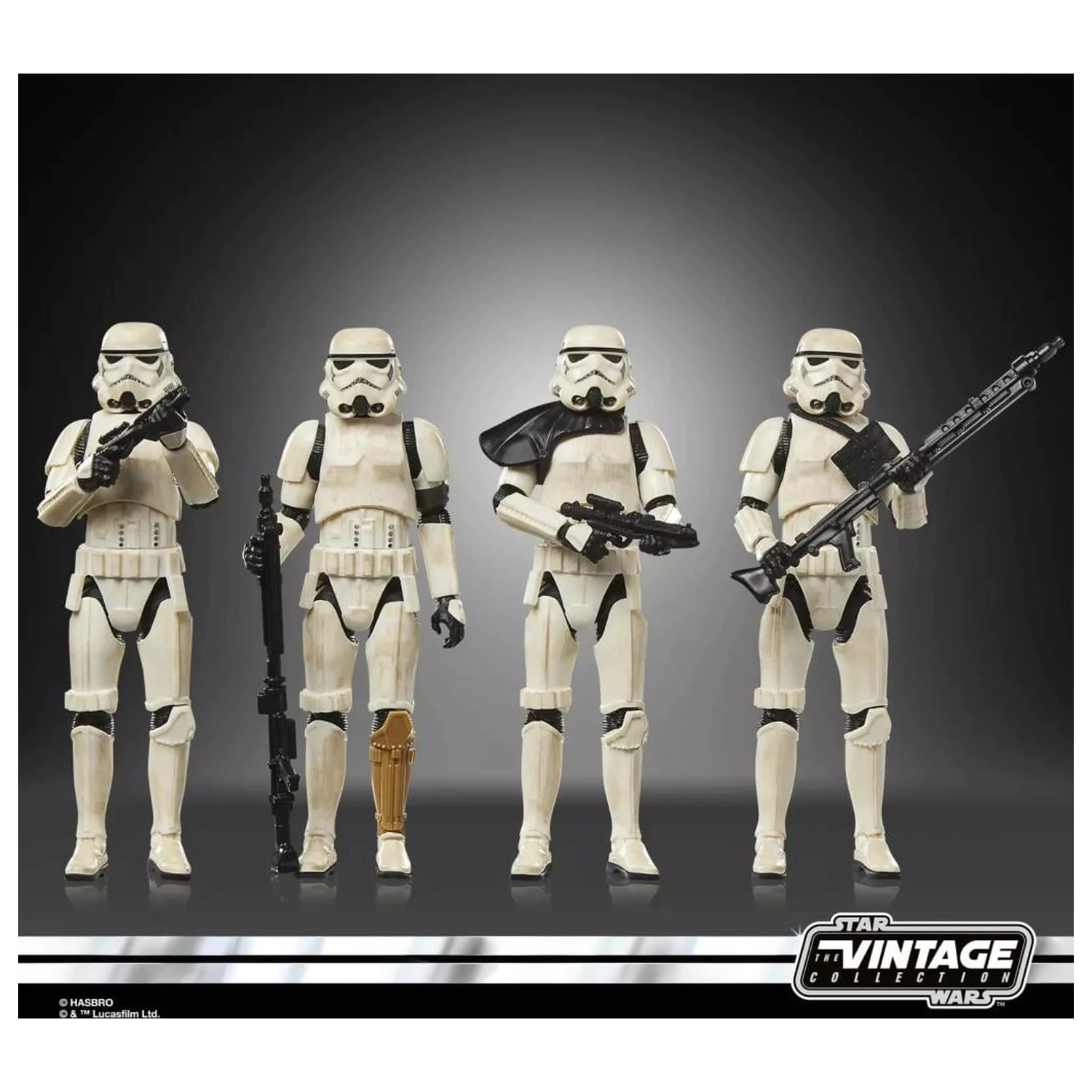 Star Wars Remnant Stormtrooper Multipack 4 Figuren Vintage Coll. 10cm Produktfoto