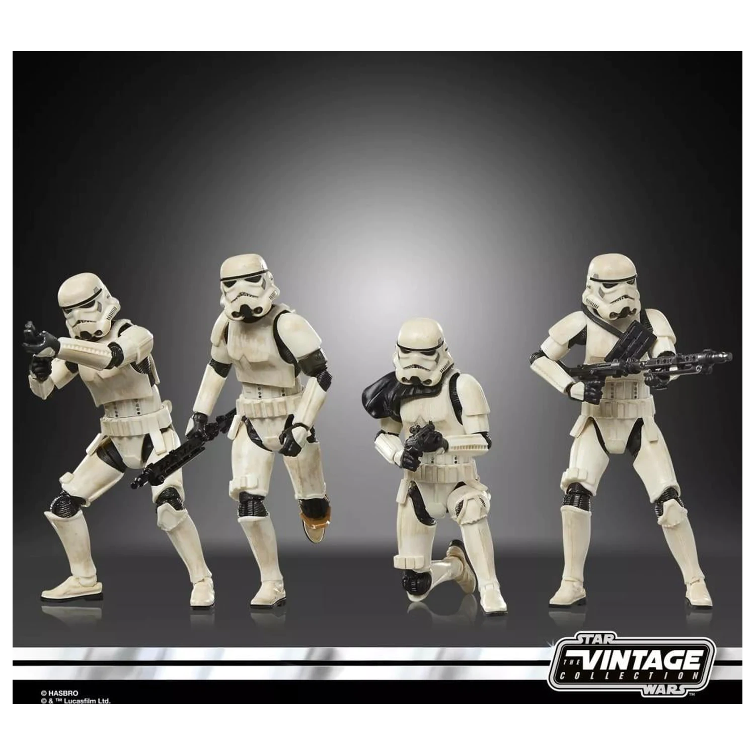 Star Wars Remnant Stormtrooper Multipack 4 Figuren Vintage Coll. 10cm Produktfoto