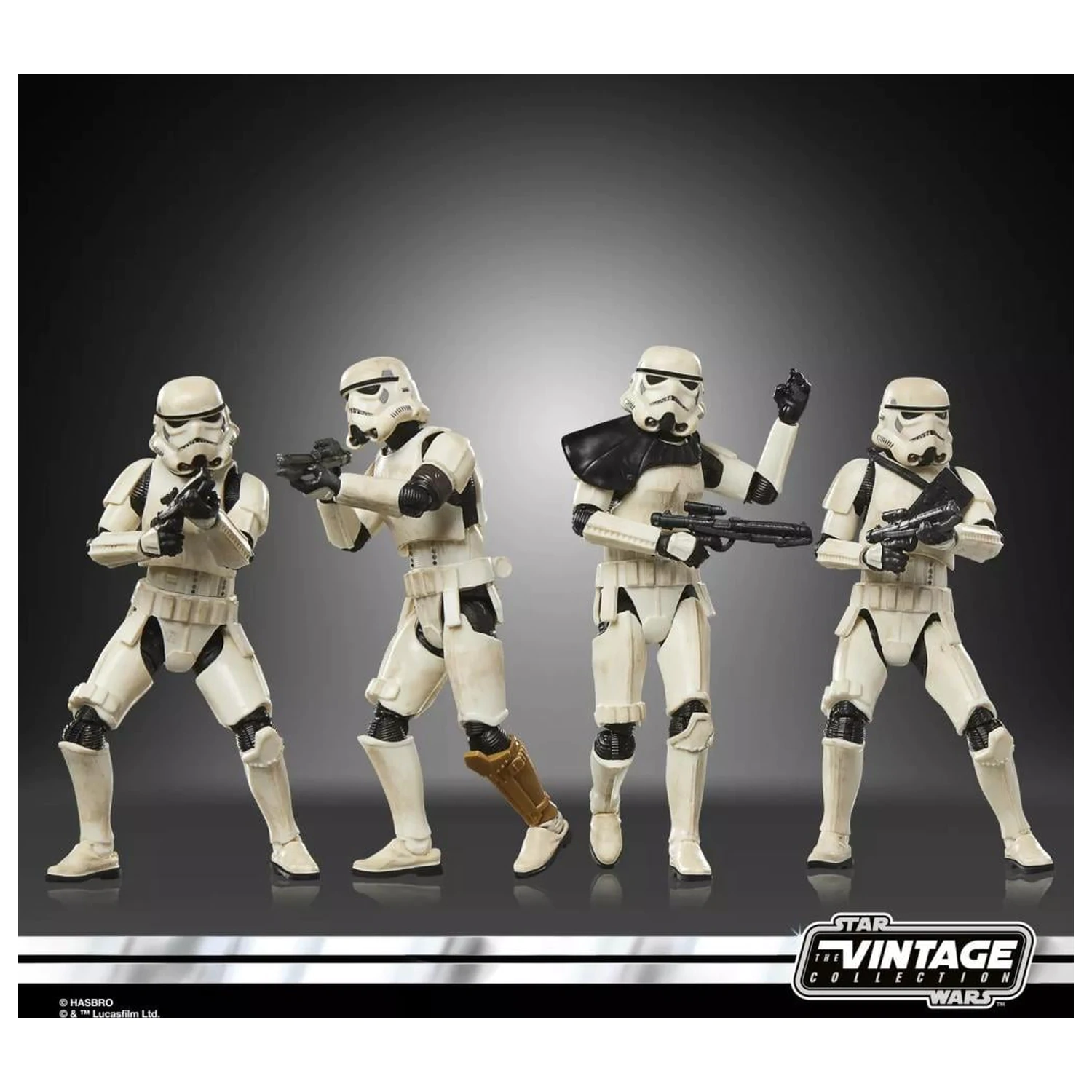 Star Wars Remnant Stormtrooper Multipack 4 Figuren Vintage Coll. 10cm Produktfoto