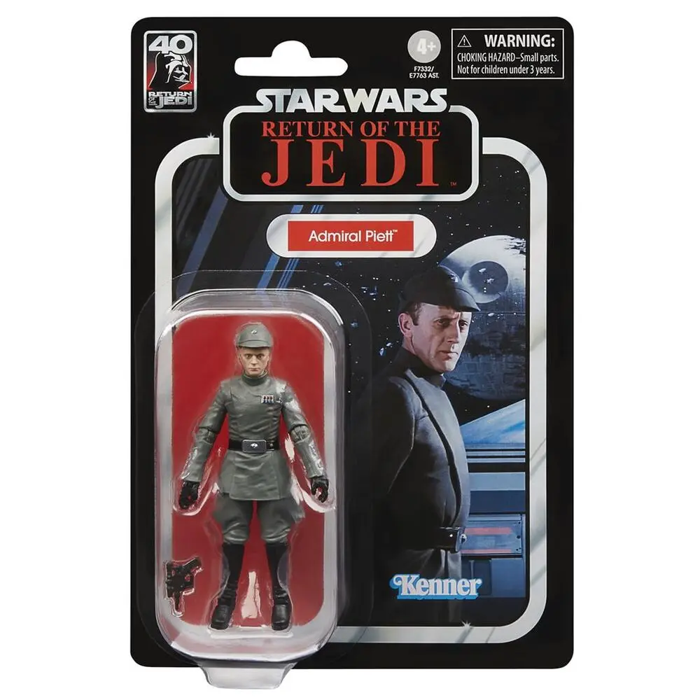 Star Wars Episode VI 40th Anniversary Vintage Collection Actionfigur Admiral Piett 10 cm Produktfoto