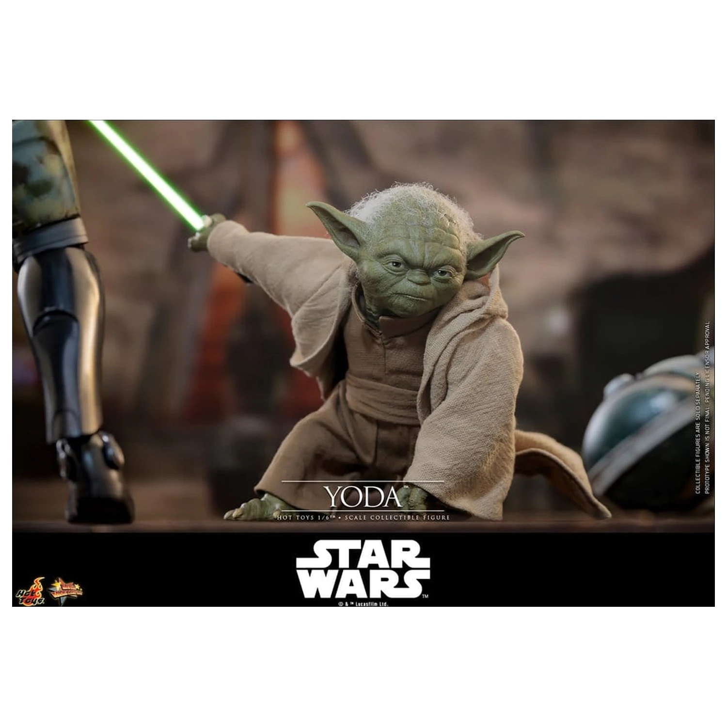 Star Wars: Revenge of the Sith Film Meisterwerk Action-Figur 1/6 Yoda 14 cm Produktfoto