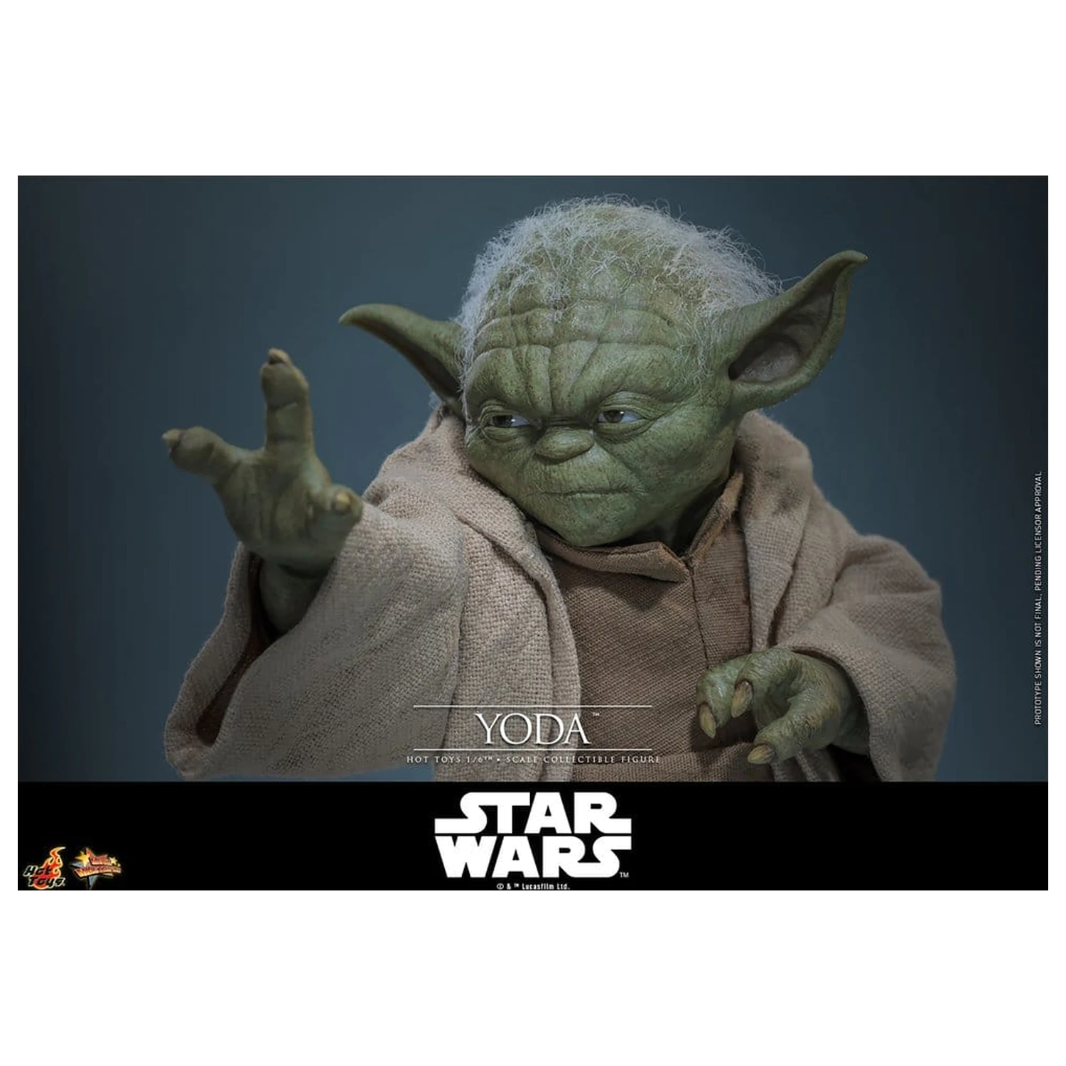 Star Wars: Revenge of the Sith Film Meisterwerk Action-Figur 1/6 Yoda 14 cm Produktfoto